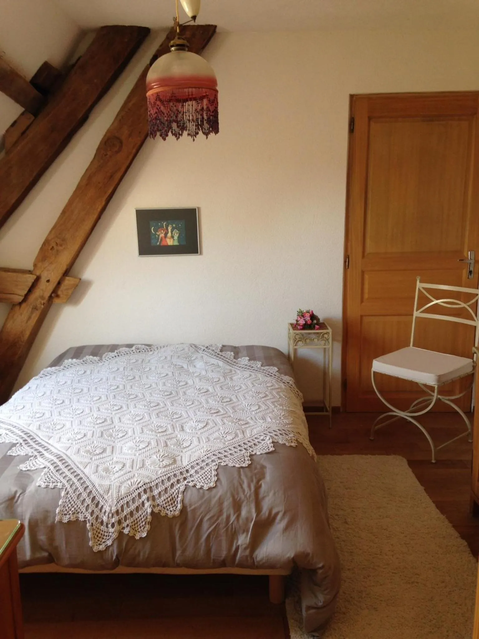 Photo of the whole room, Bed in Marguerite's Ferme rustique