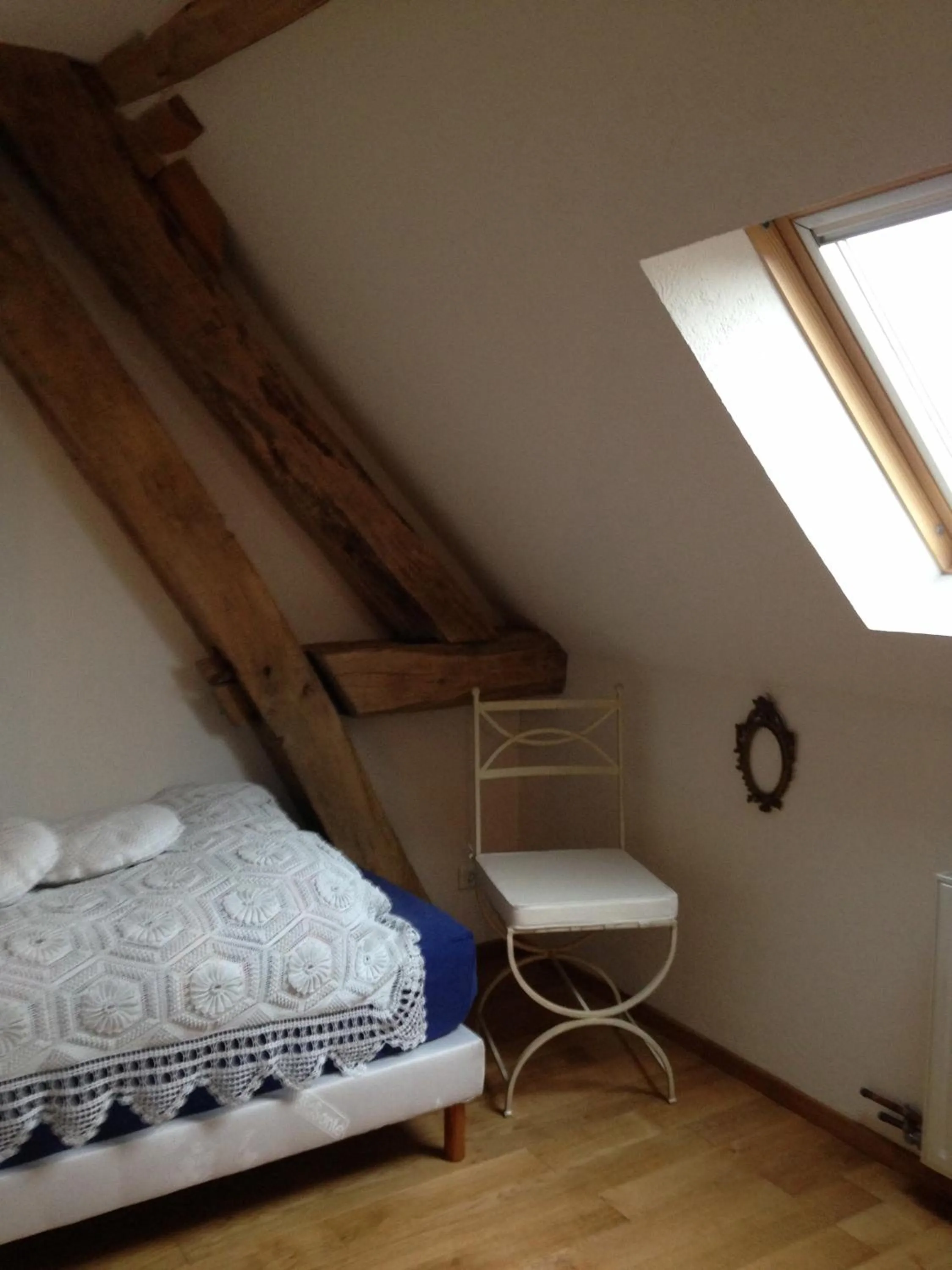 Bed in Marguerite's Ferme rustique