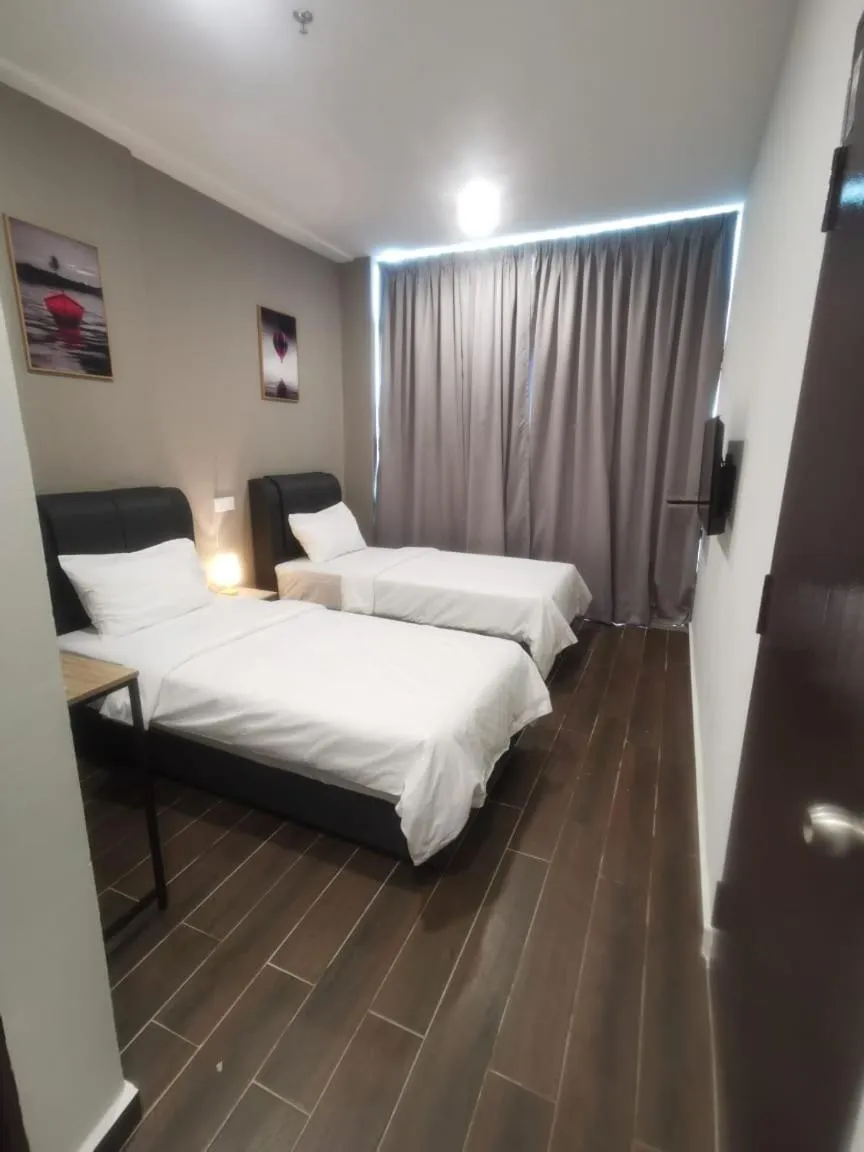 Bed in Hotel Mutiara