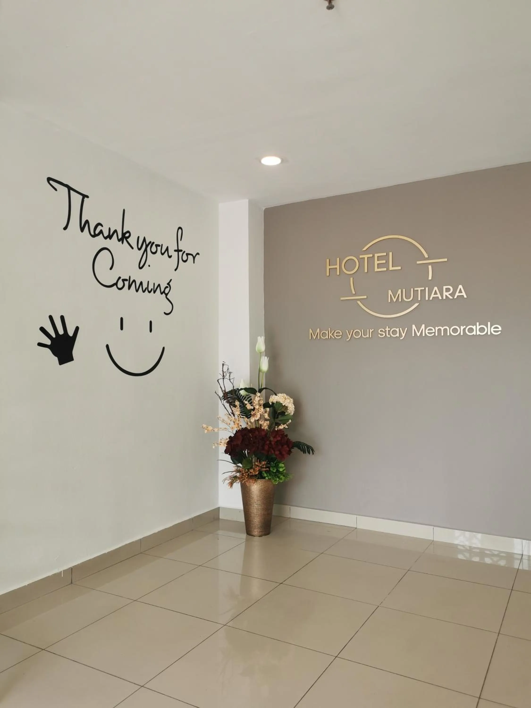 Lobby or reception in Hotel Mutiara