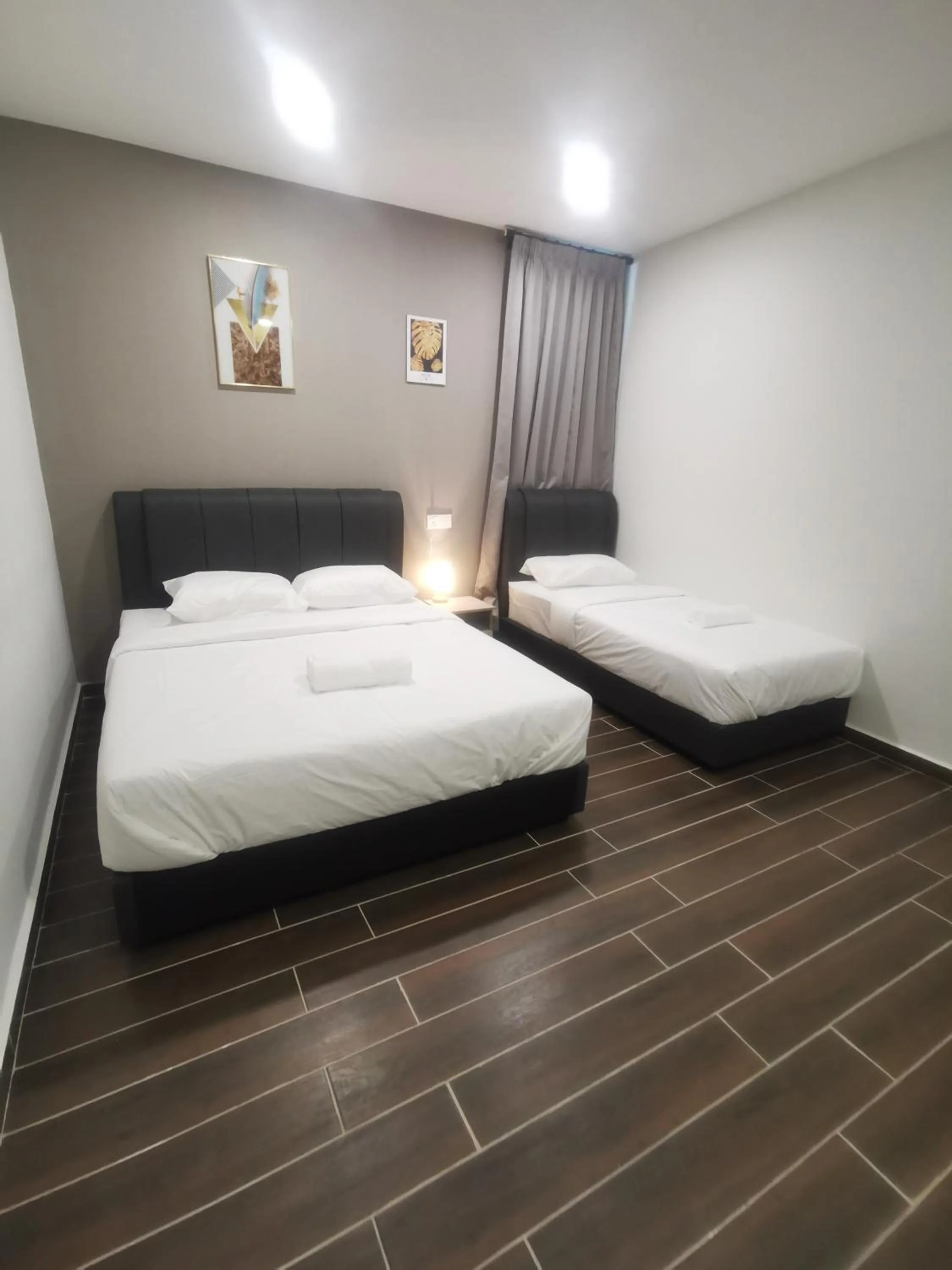 Bed in Hotel Mutiara