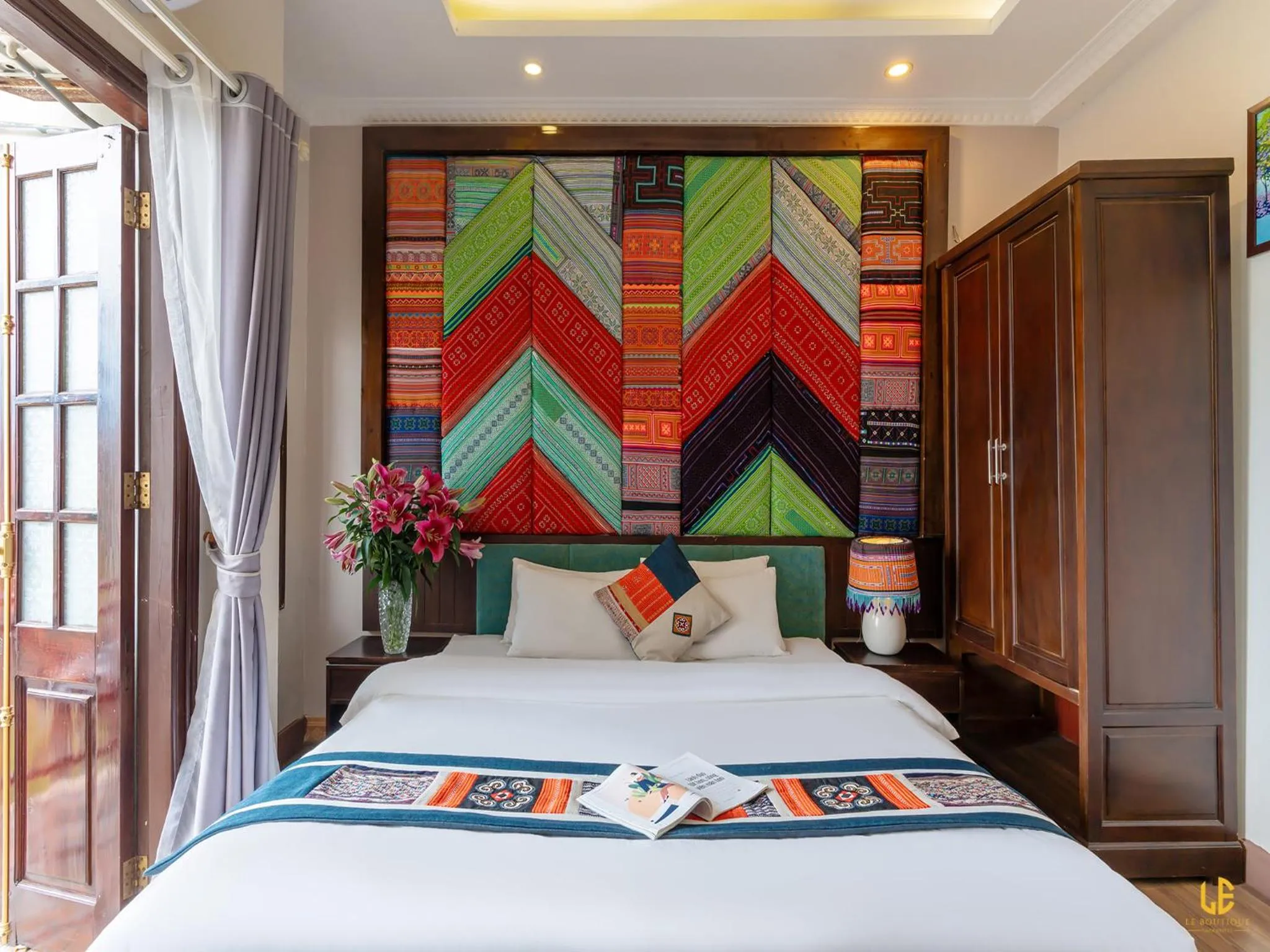 Bed in Le Boutique Sapa Hotel