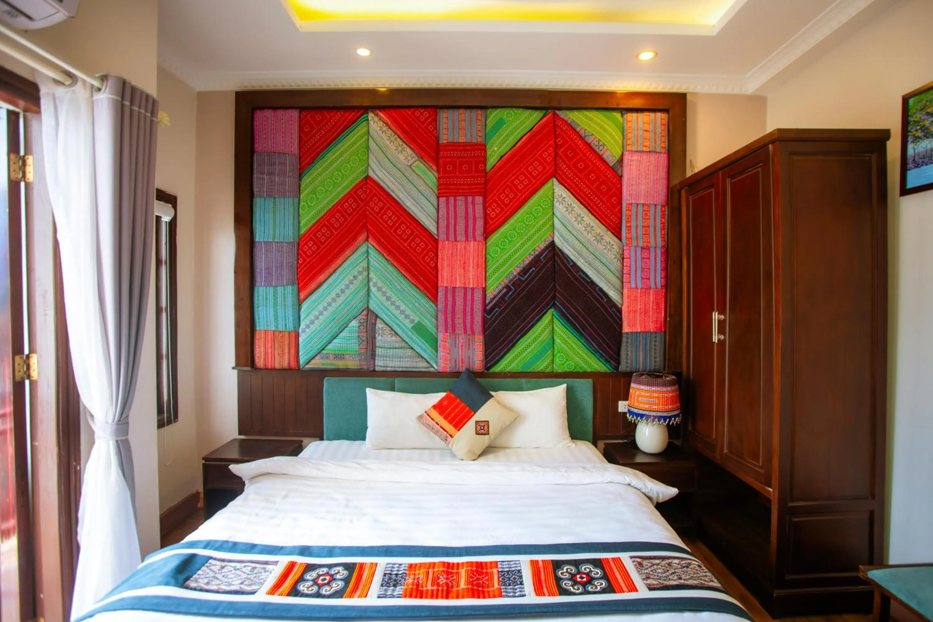 Bed in Le Boutique Sapa Hotel