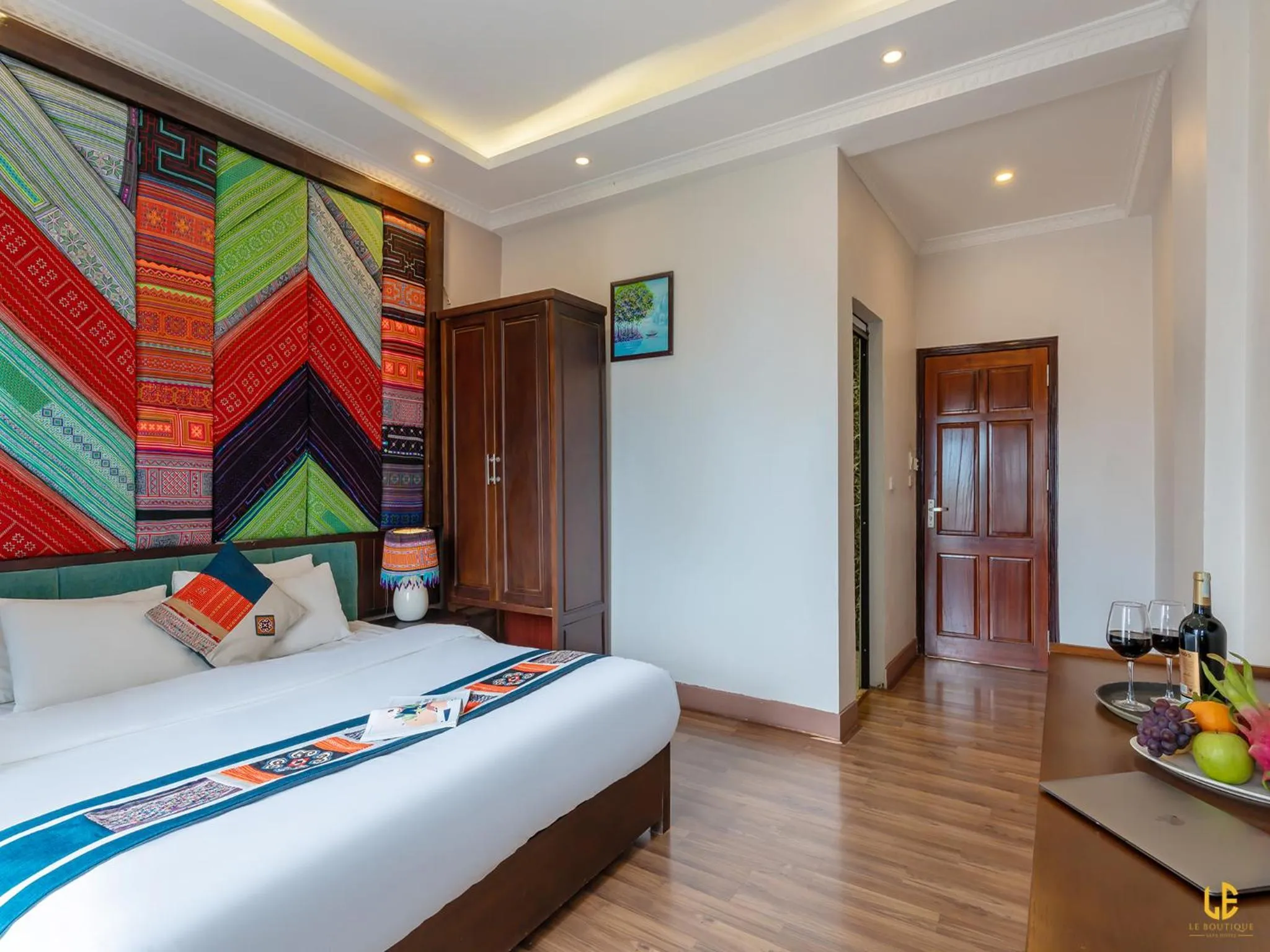 Bed in Le Boutique Sapa Hotel