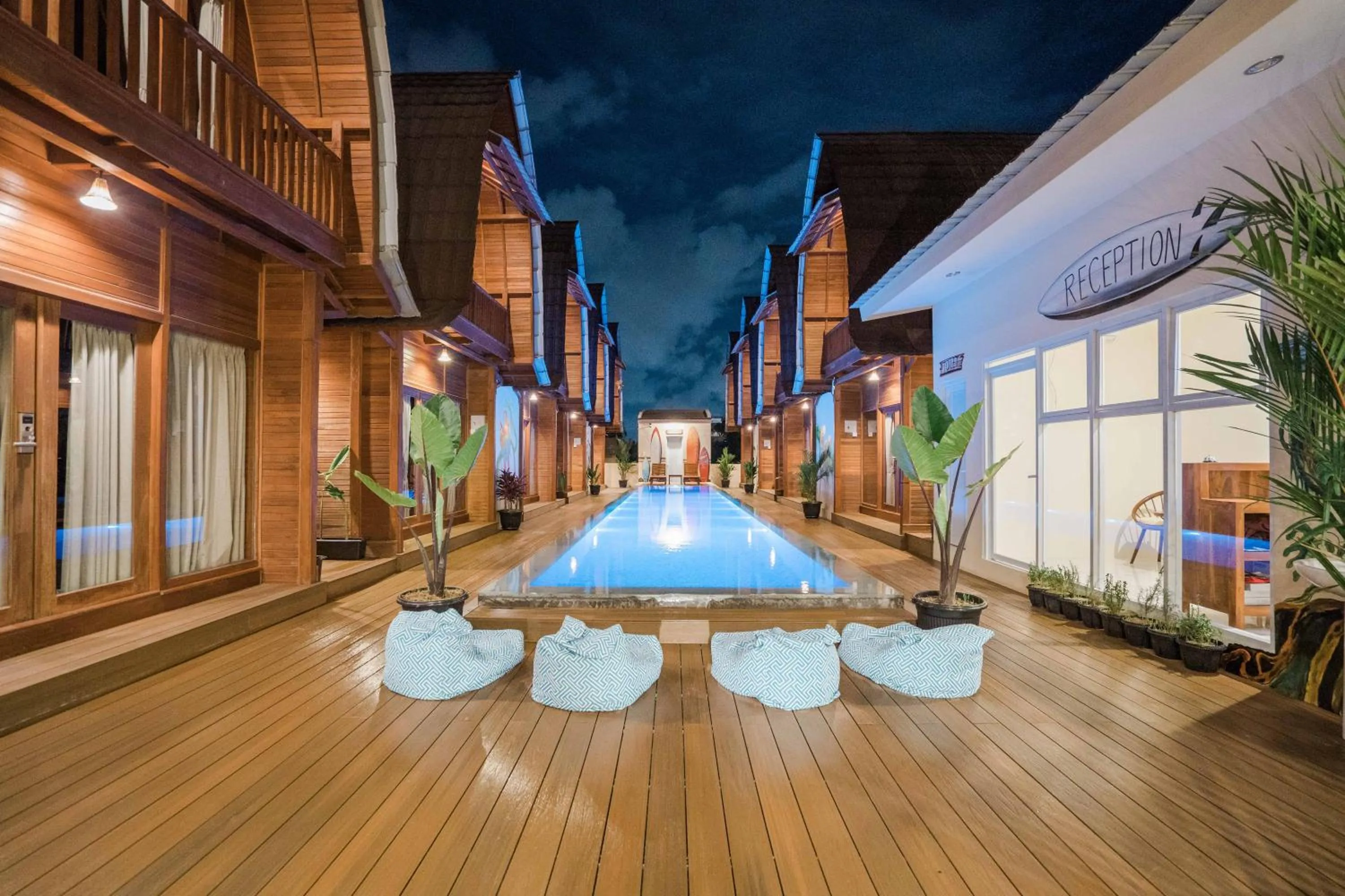 Swimming pool in Andi Beach House