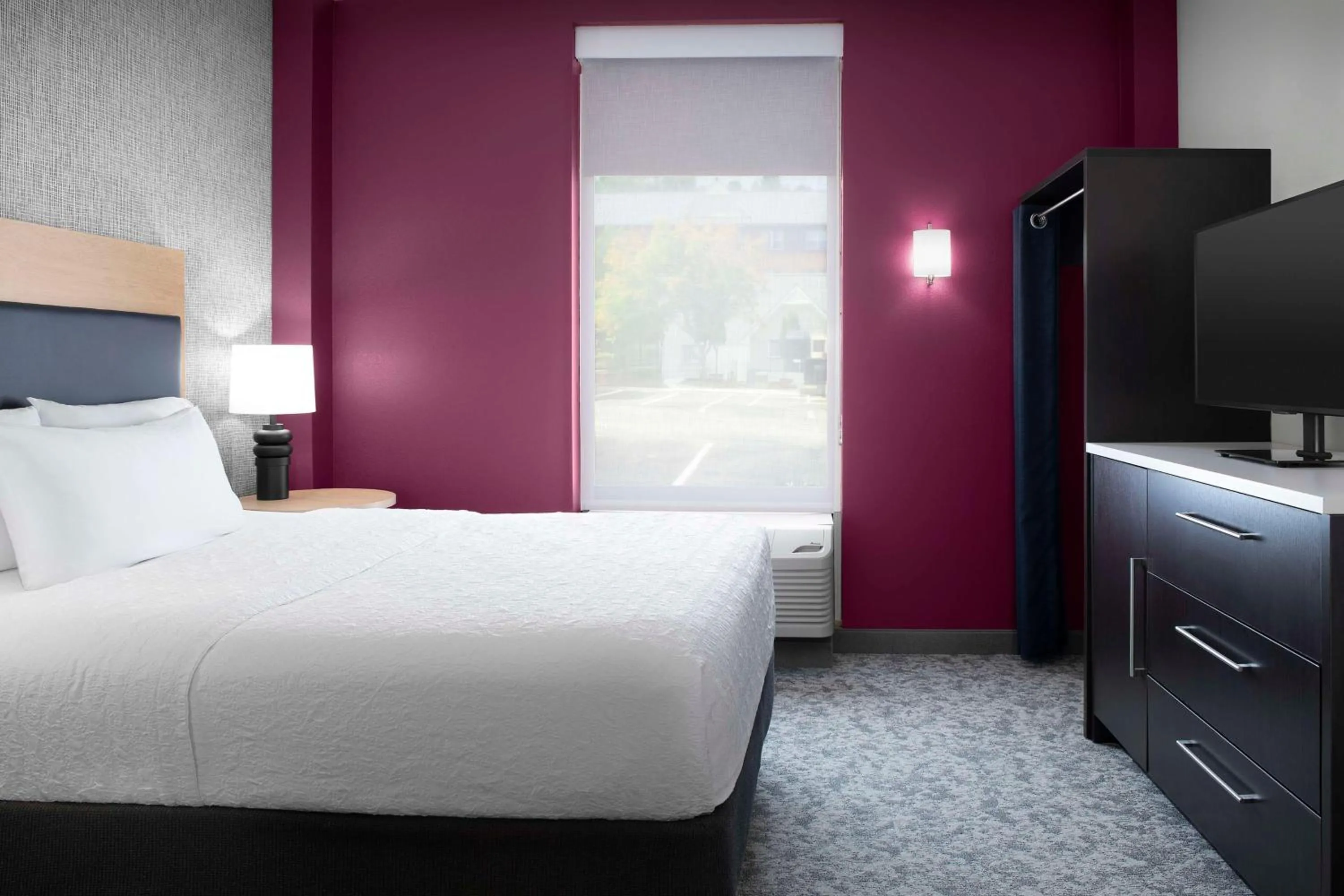 Bed in Home2 Suites by Hilton Greensboro Airport, NC