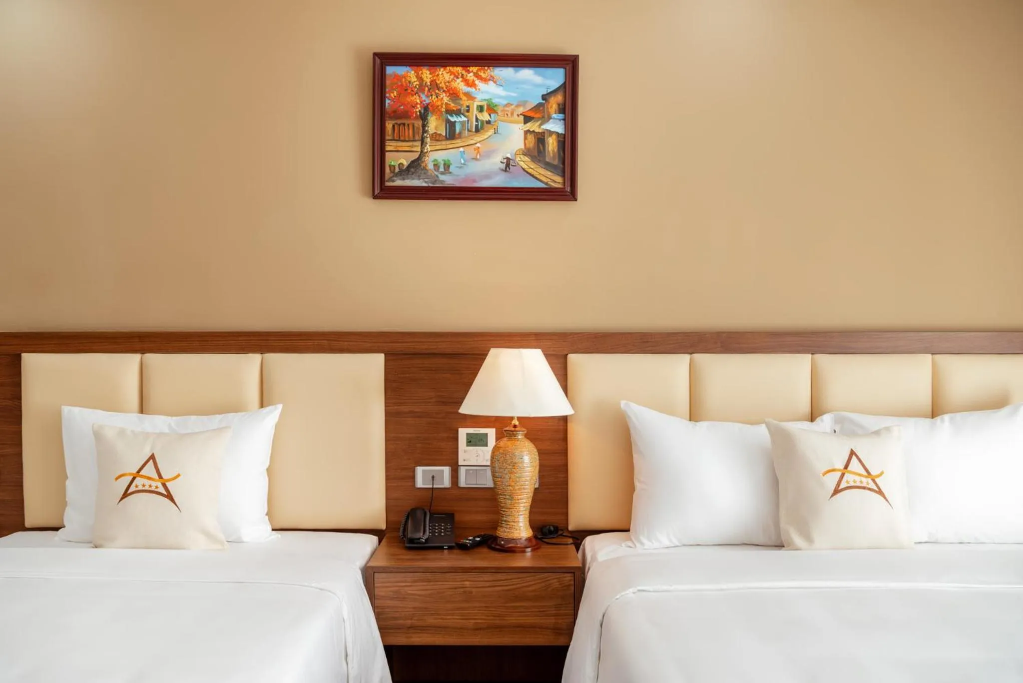 Bed in Aquasun Hotel Phu Quoc