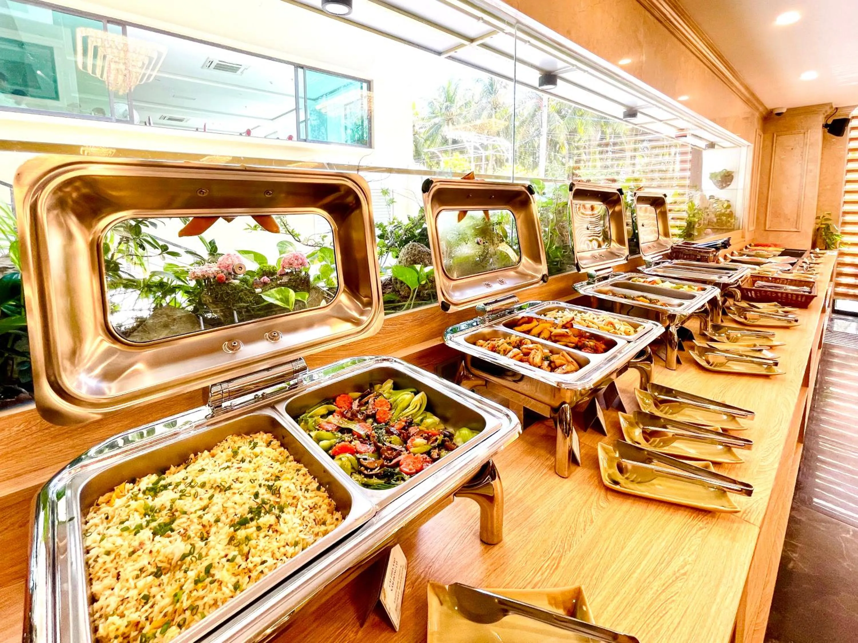 Breakfast in Aquasun Hotel Phu Quoc