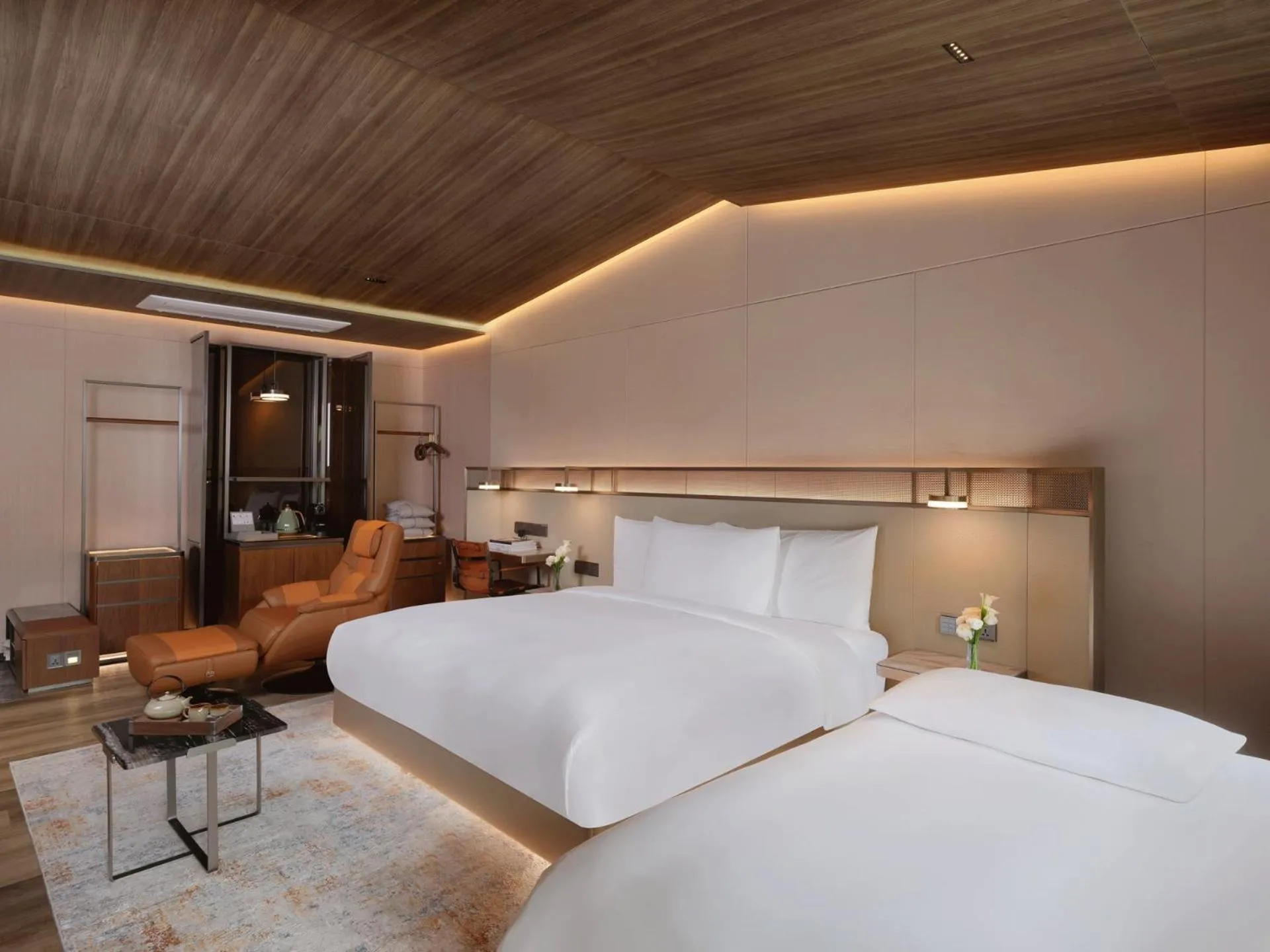 Bed in Amber Pure Hill Hotels & Resorts Jeju