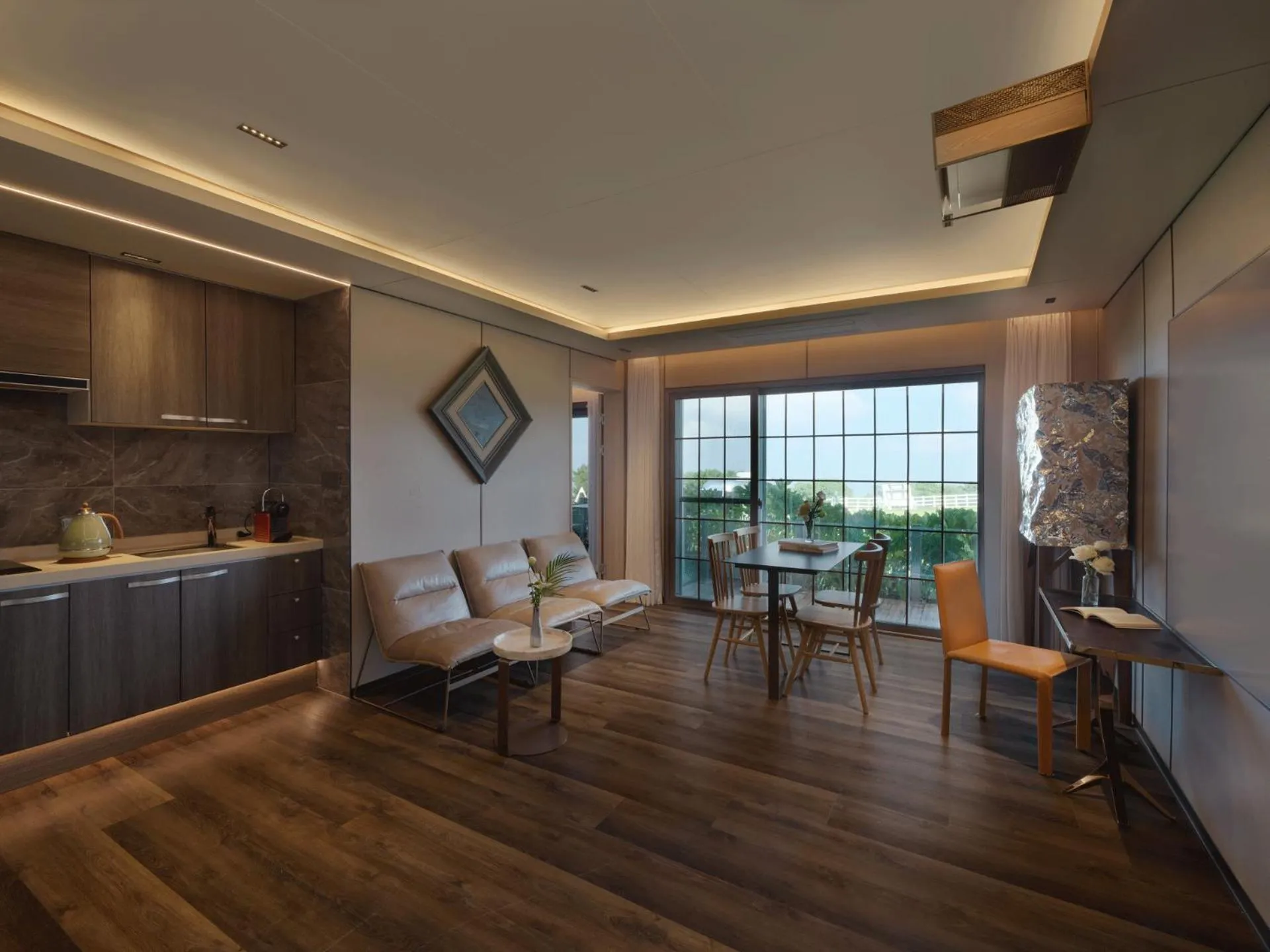 Living room in Amber Pure Hill Hotels & Resorts Jeju