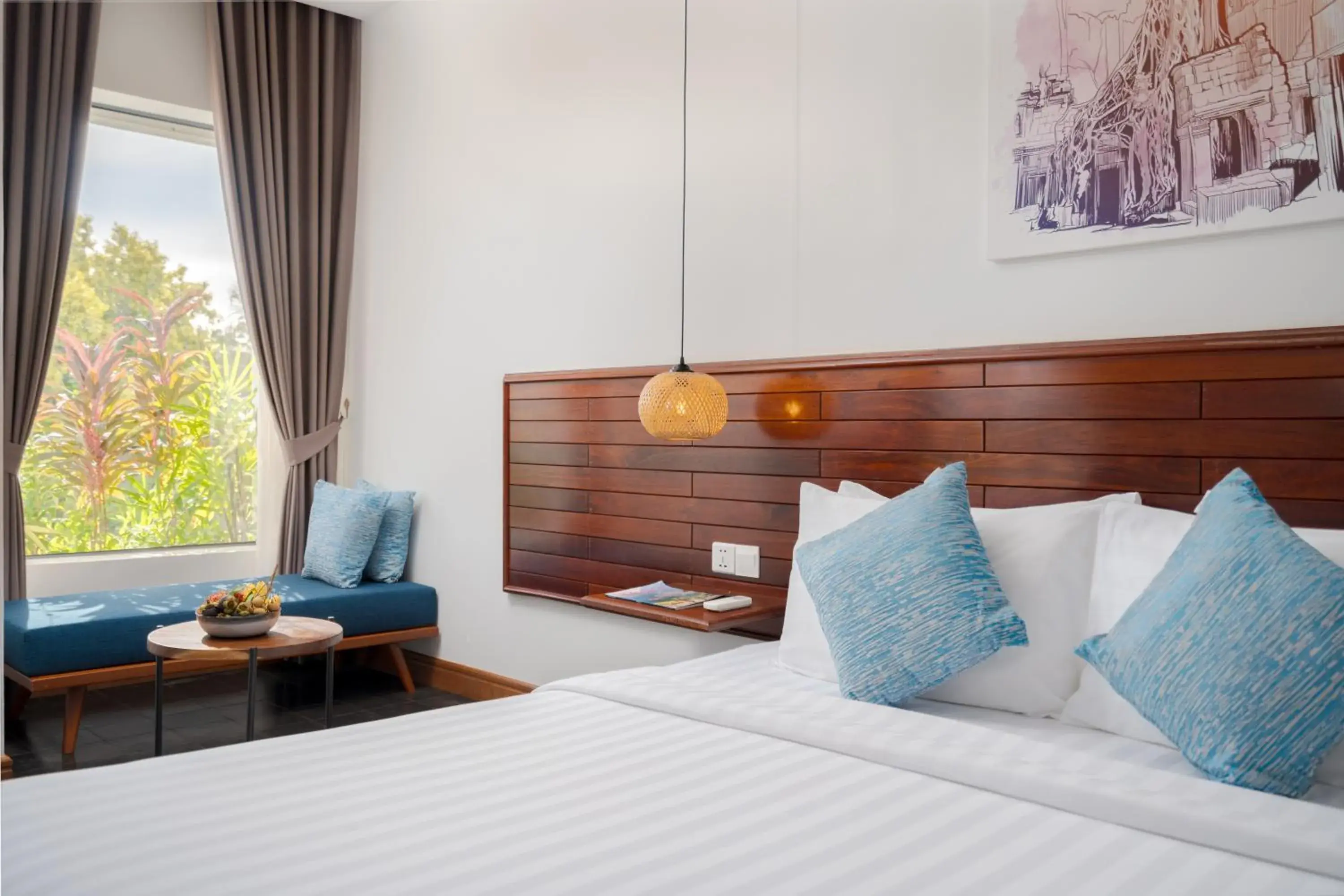 Bed in Khmer House Boutique Bed in Khmer House Boutique