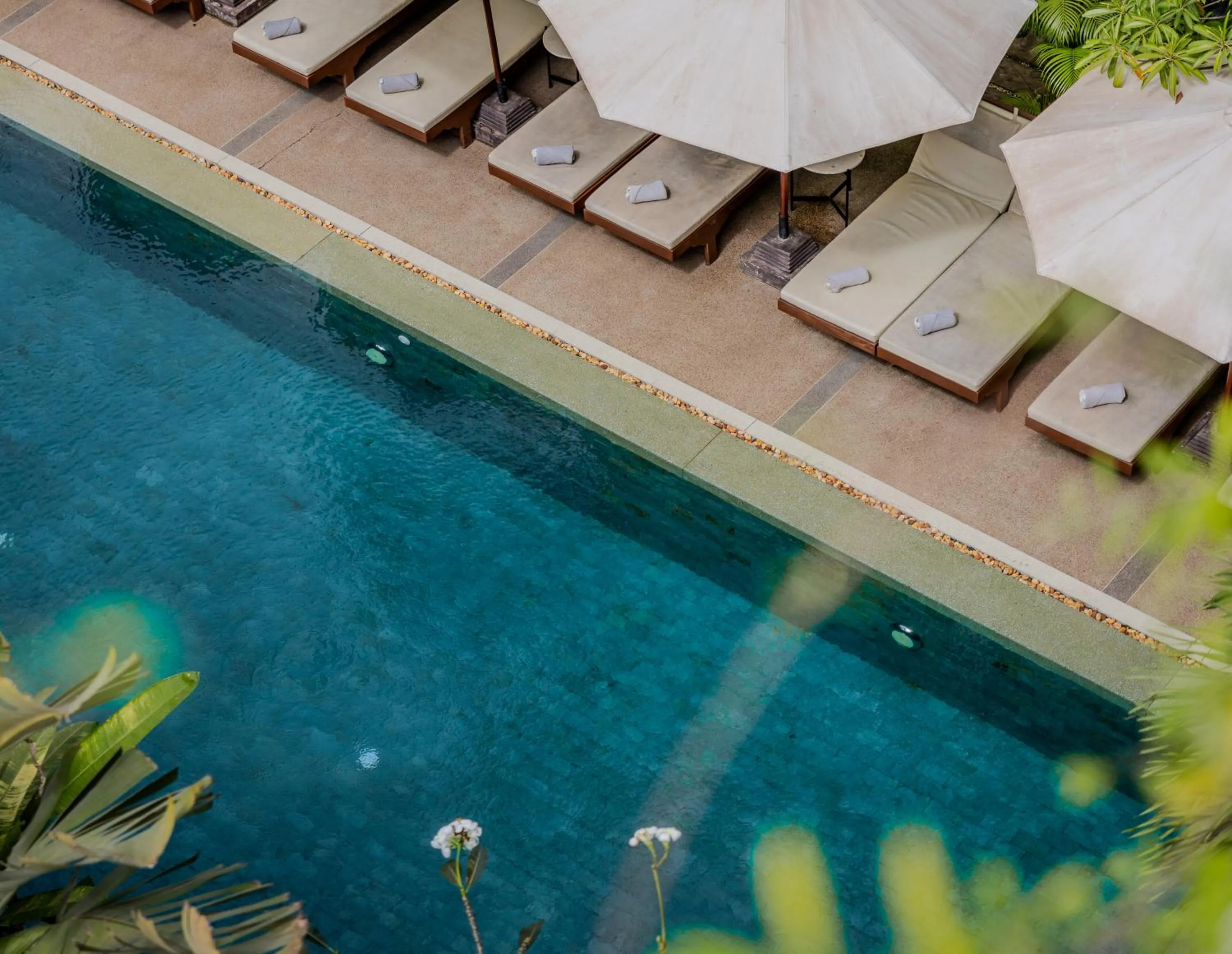 Swimming pool in Khmer House Boutique