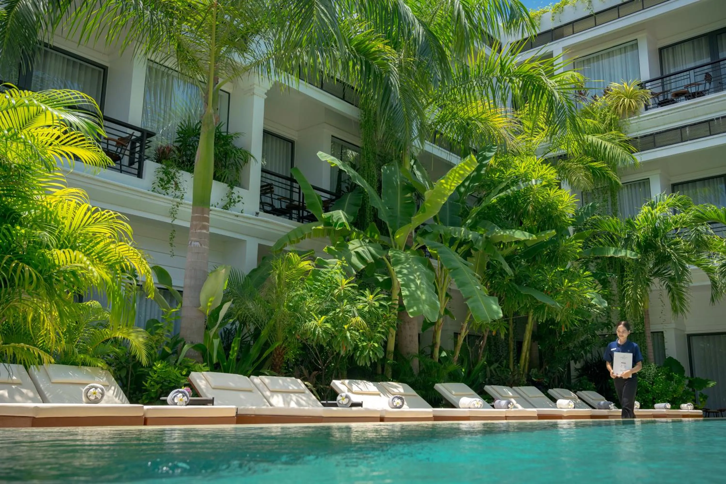 Garden in Khmer House Boutique