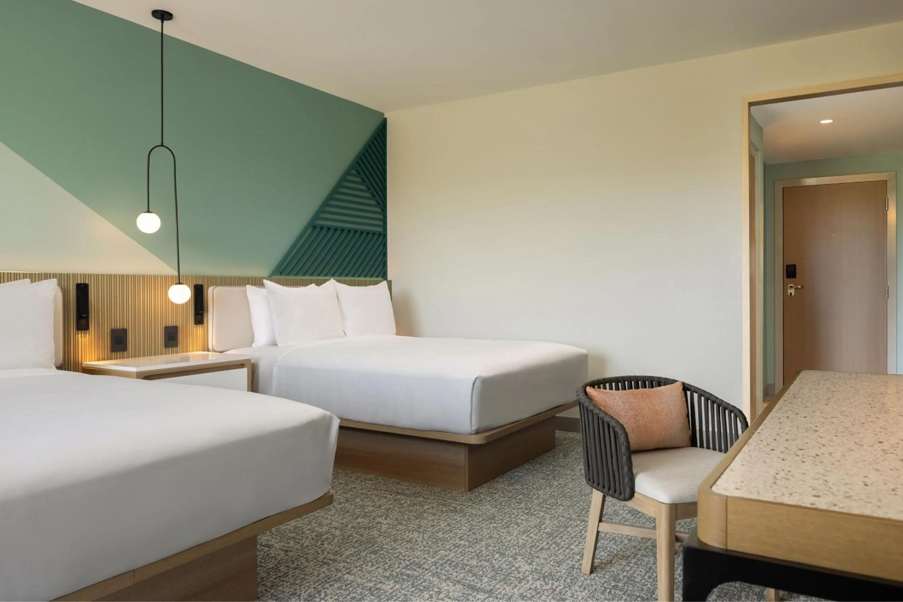 Photo of the whole room, Bed in Courtyard by Marriott Curacao