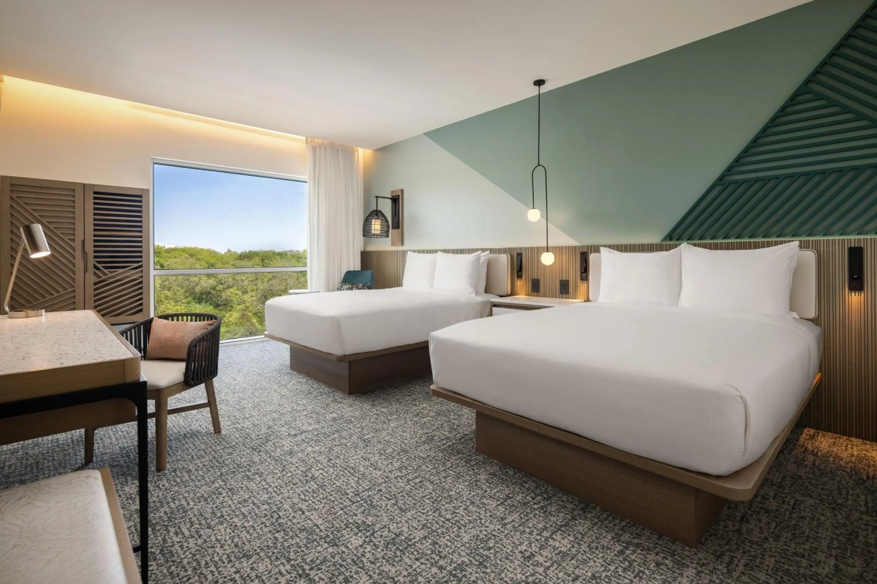 Photo of the whole room, Bed in Courtyard by Marriott Curacao