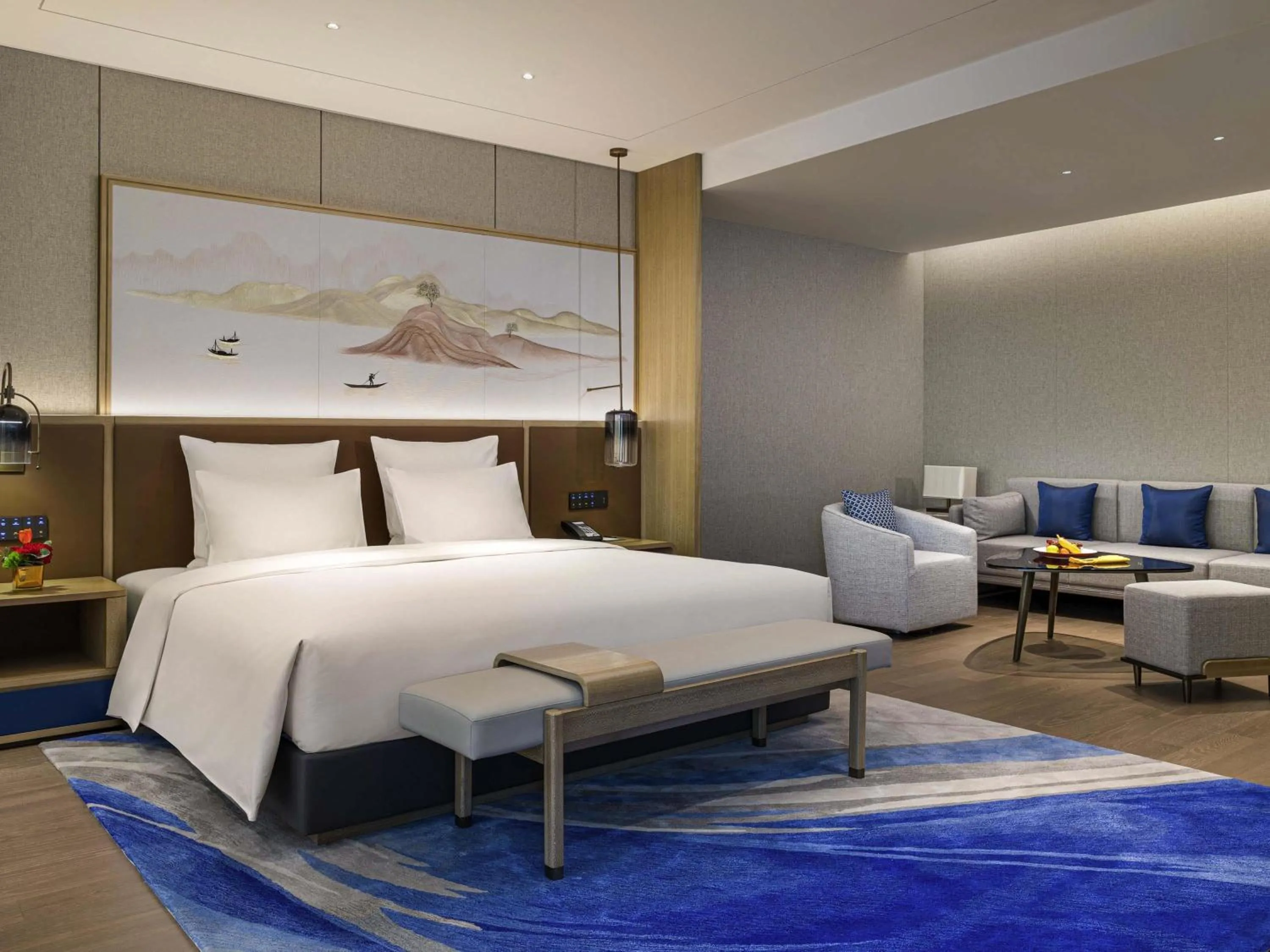 Bedroom, Bed in Pullman Huai'an