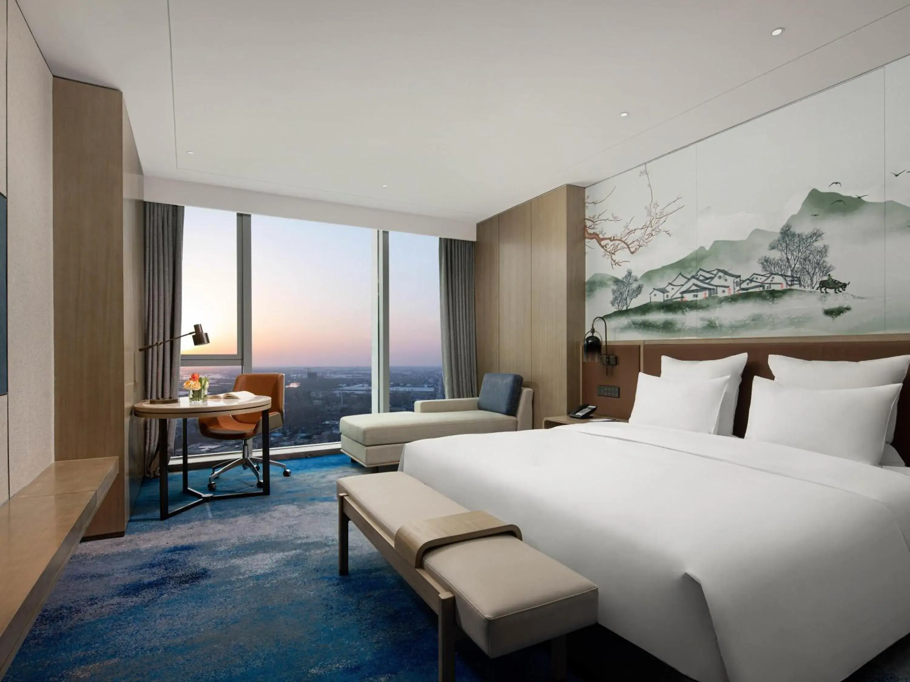 Bedroom, Bed in Pullman Huai'an Bedroom, Bed in Pullman Huai'an