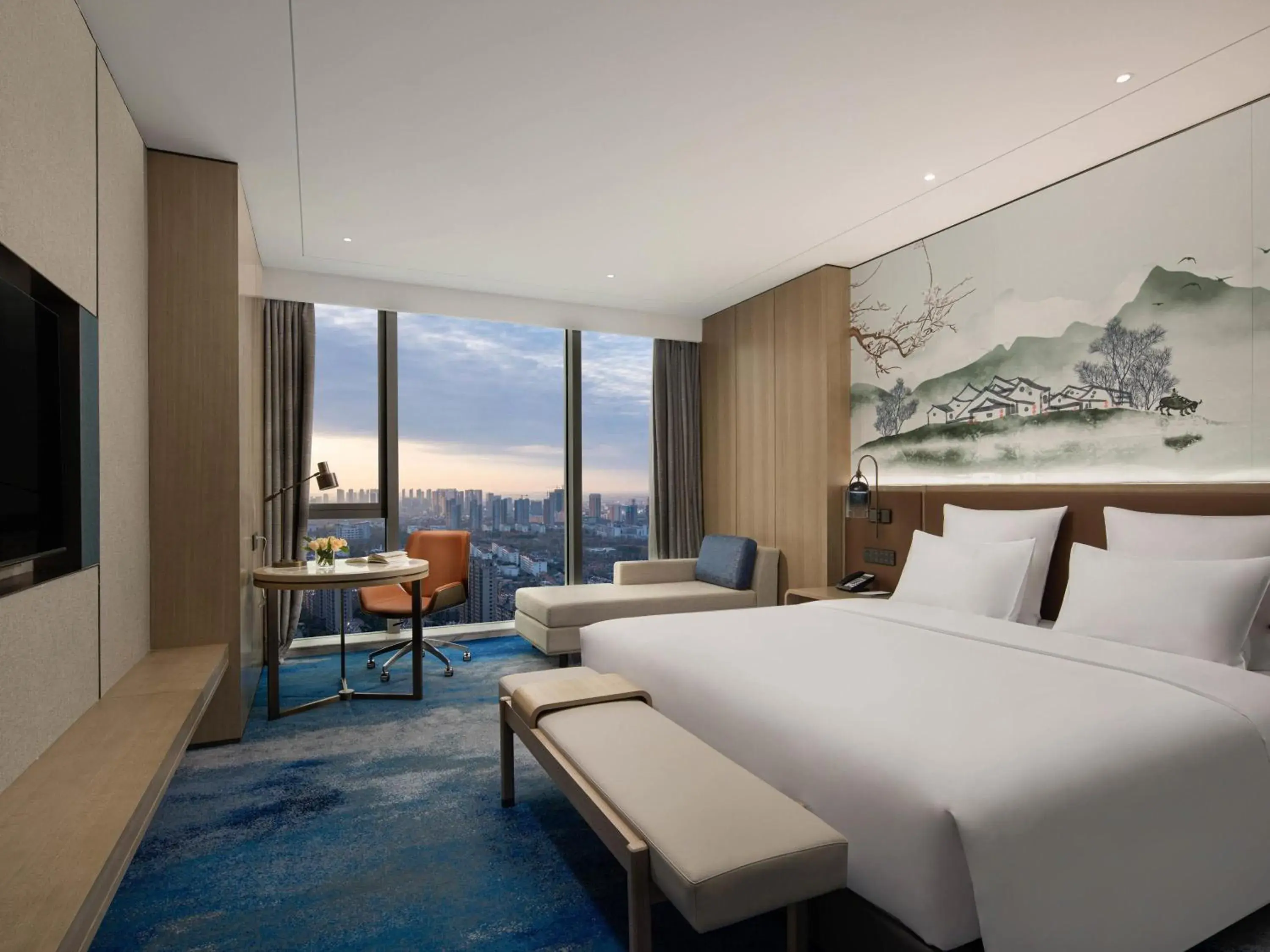 Bedroom, Bed in Pullman Huai'an Bedroom, Bed in Pullman Huai'an