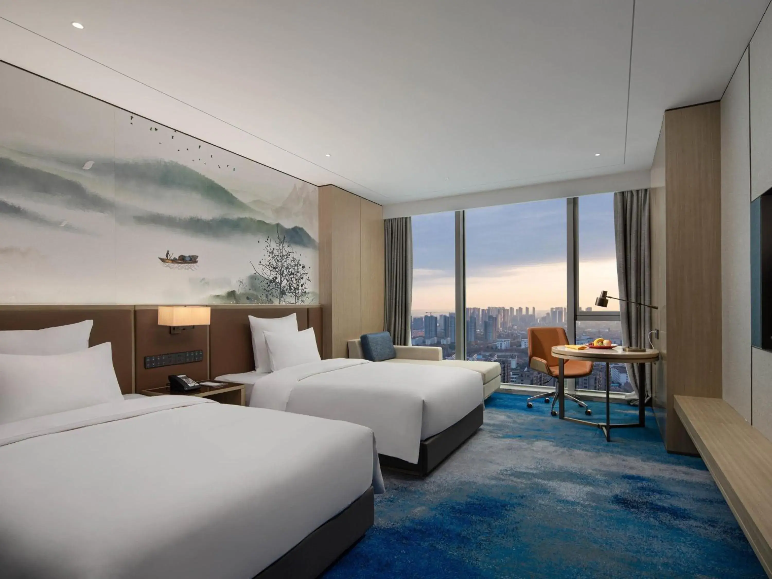 Bedroom, Bed in Pullman Huai'an Bedroom, Bed in Pullman Huai'an