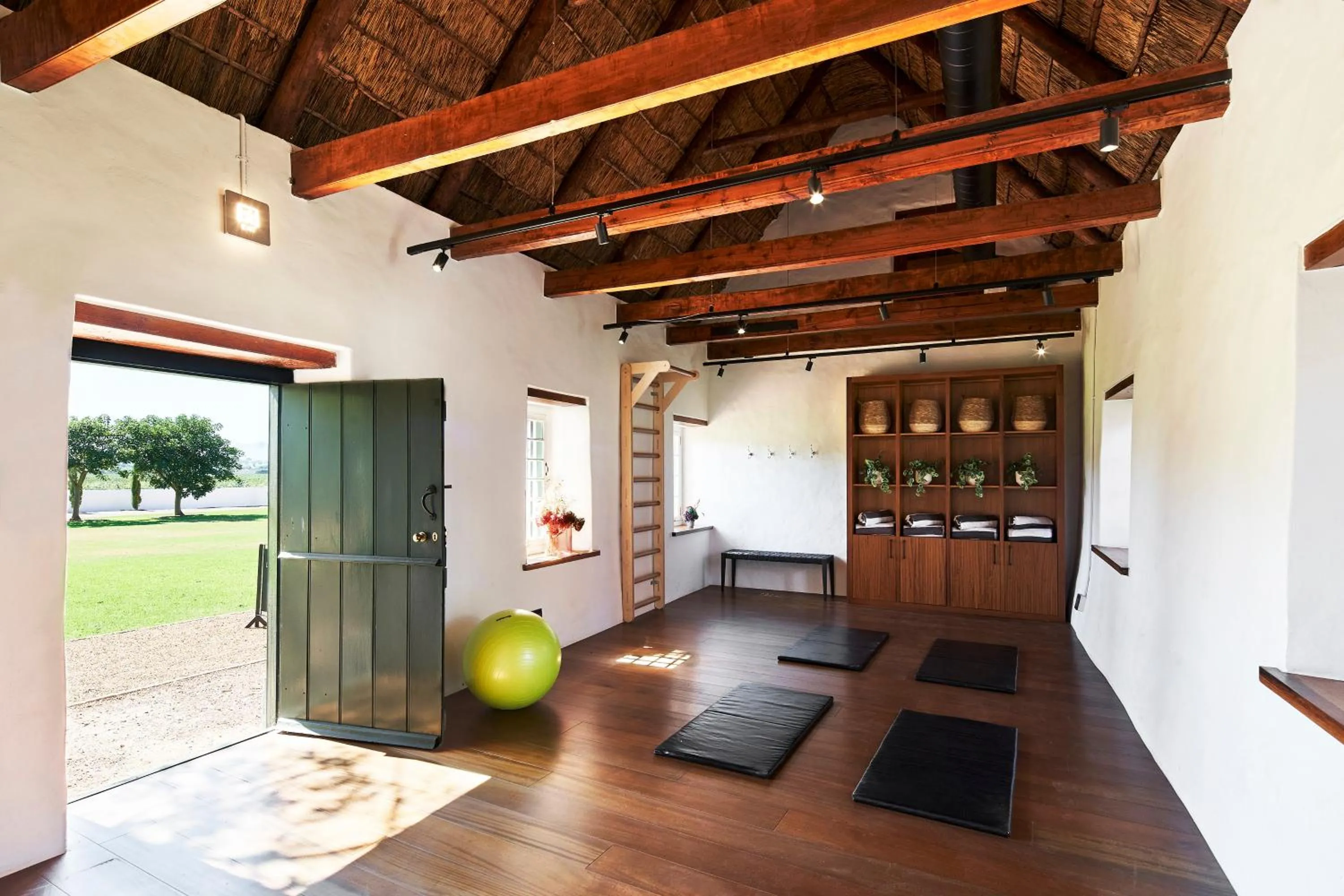 Fitness centre/facilities in Vergenoegd Löw Boutique Hotel & Spa