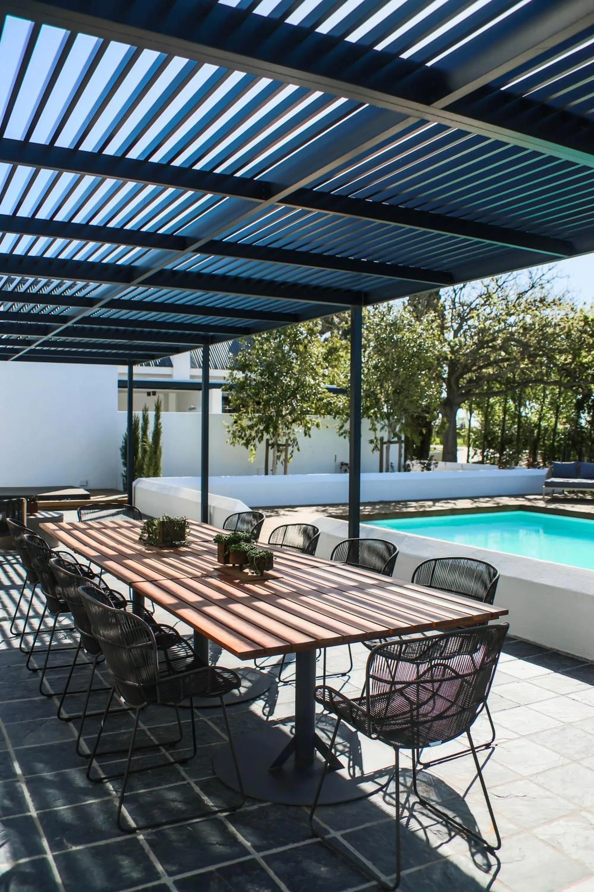 Balcony/Terrace in Vergenoegd Löw Boutique Hotel & Spa