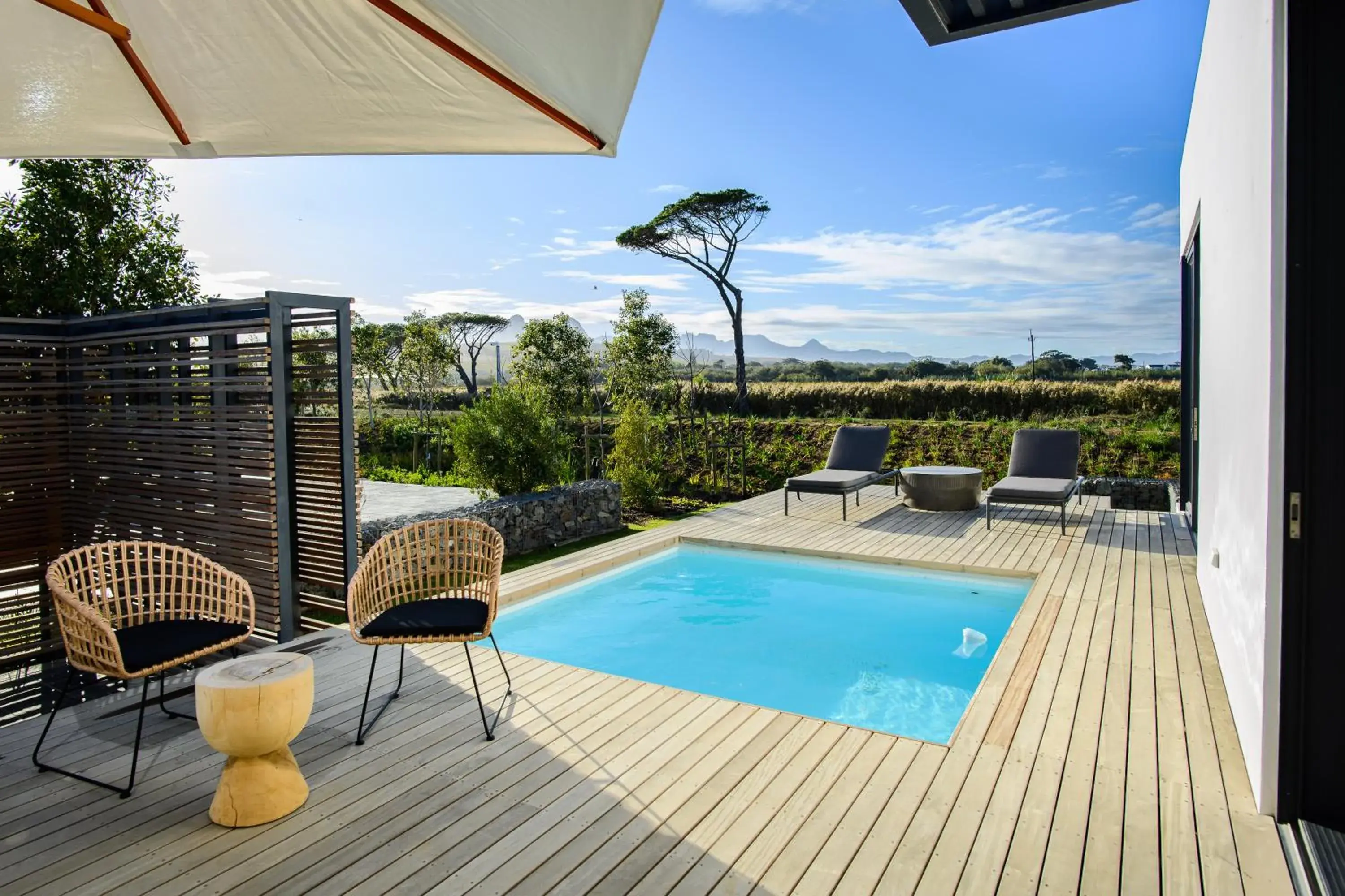 Pool view in Vergenoegd Löw Boutique Hotel & Spa Pool view in Vergenoegd Löw Boutique Hotel & Spa