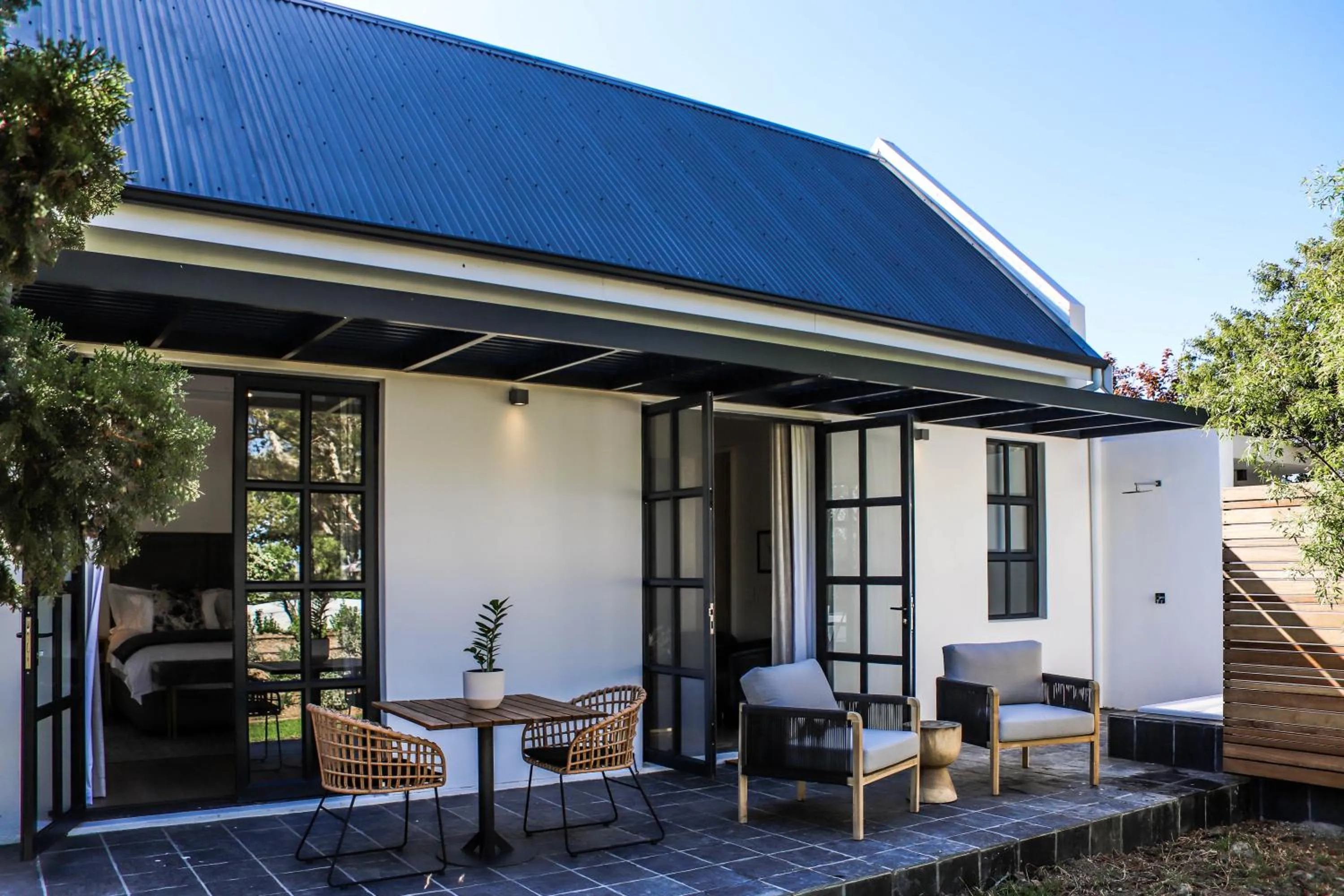 Patio in Vergenoegd Löw Boutique Hotel & Spa