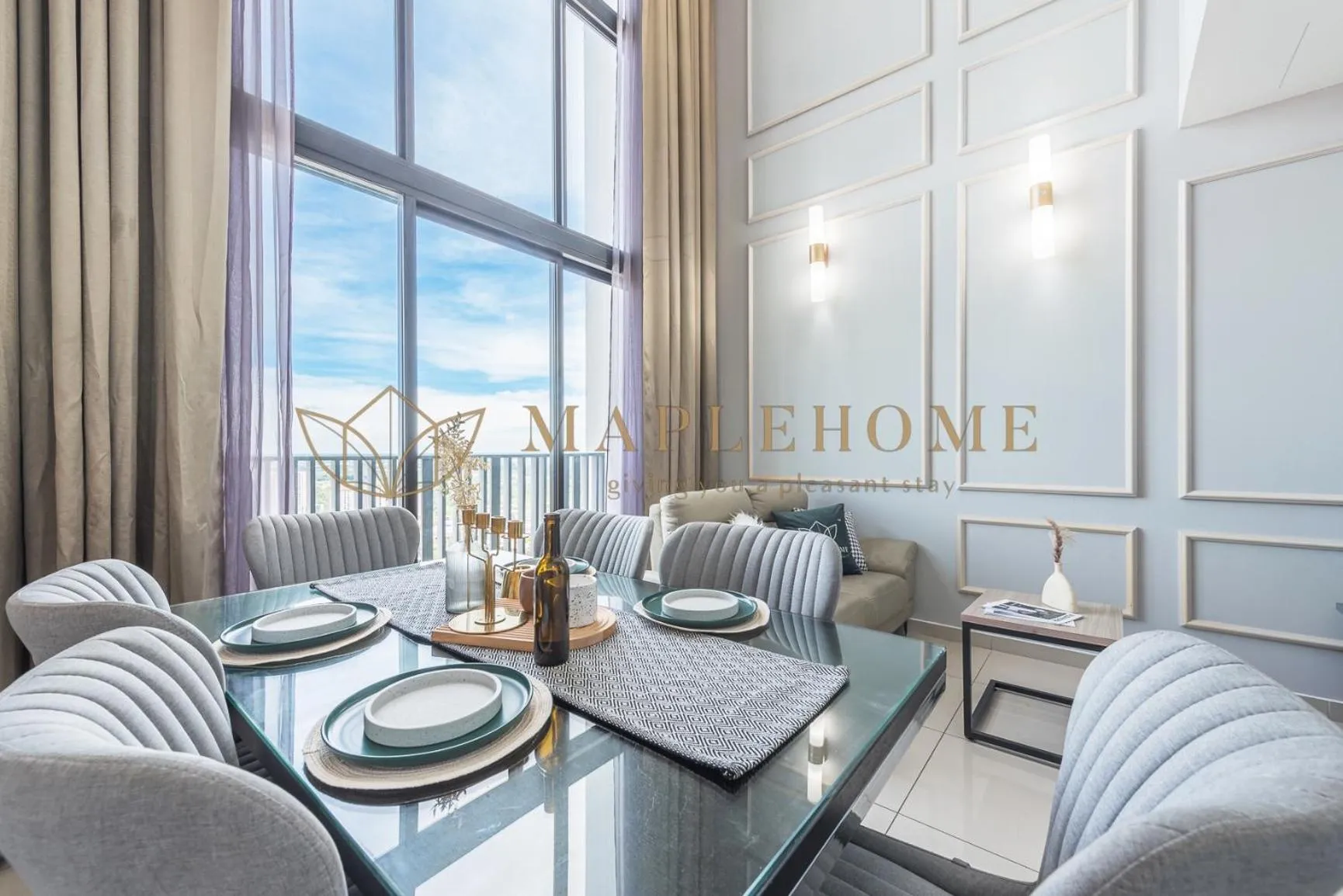 Dining area in i-City Premier Suites Shah Alam