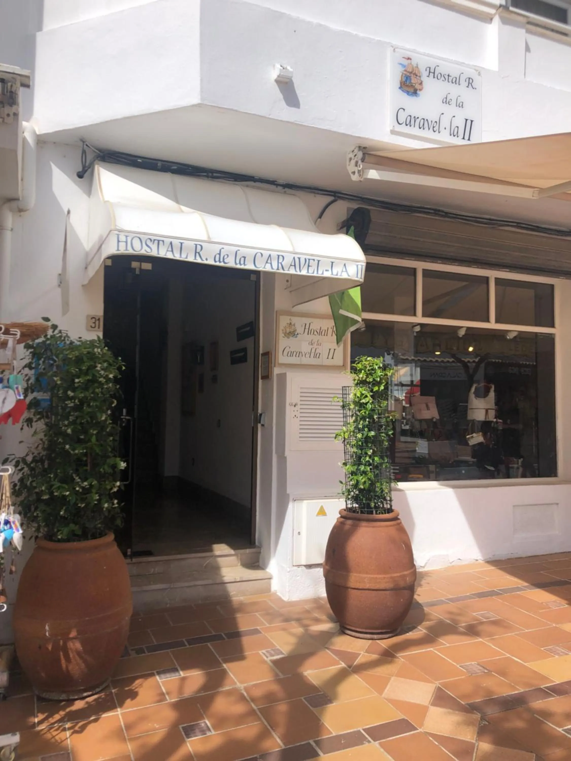 Lobby or reception in Hostal de la Caravel-la