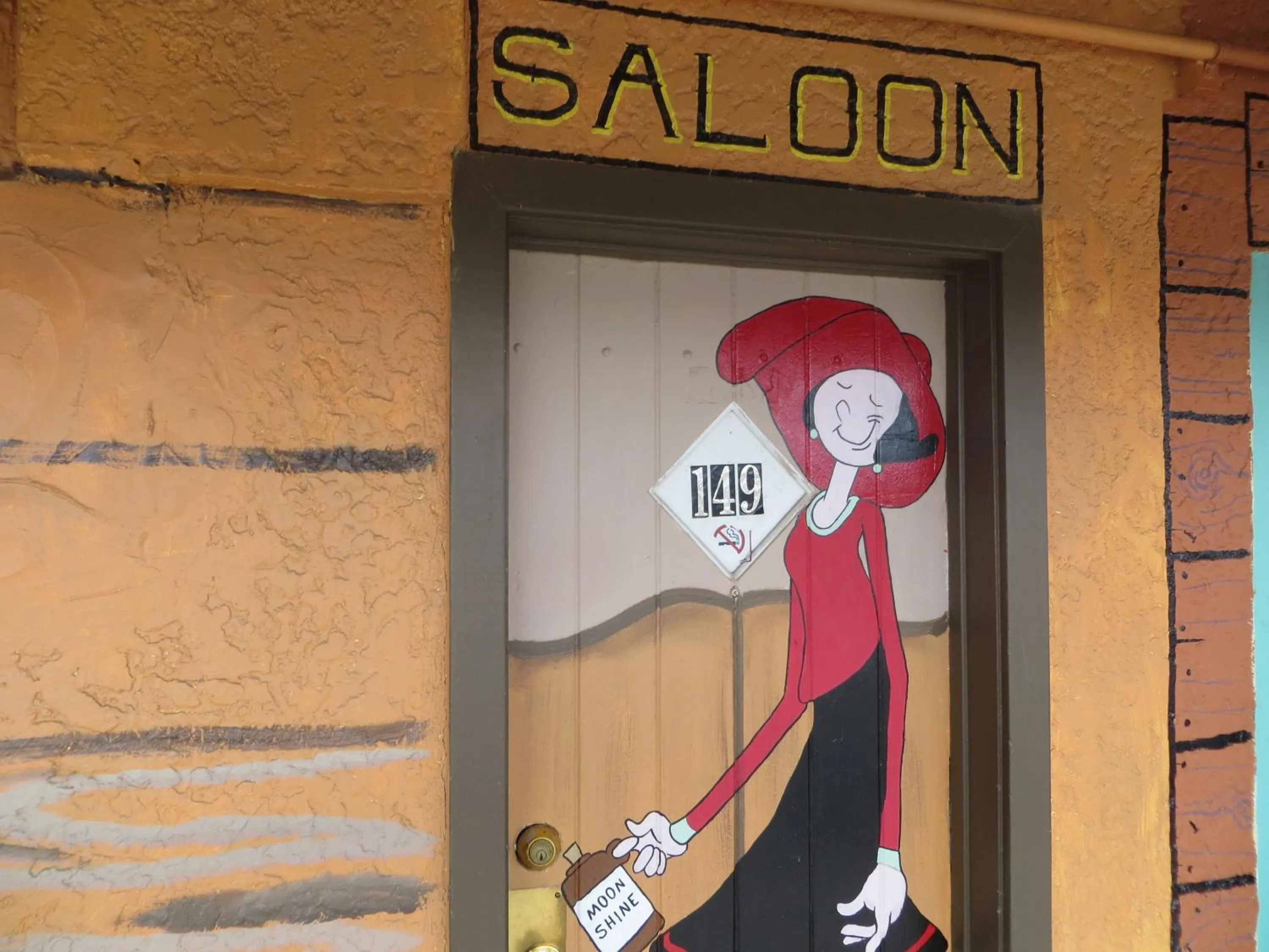 Decorative detail in El Trovatore Motel