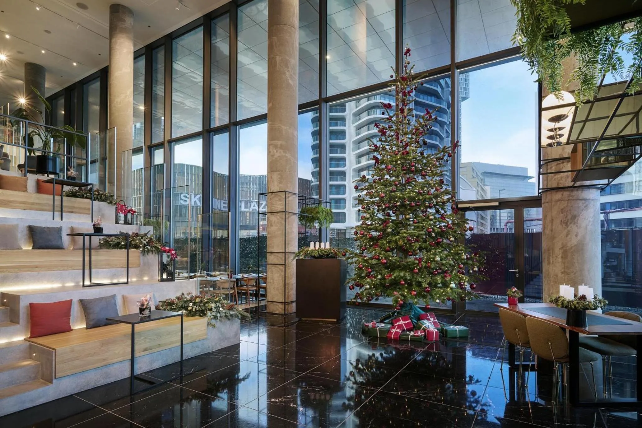 Lobby or reception in NH Collection Frankfurt Spin Tower