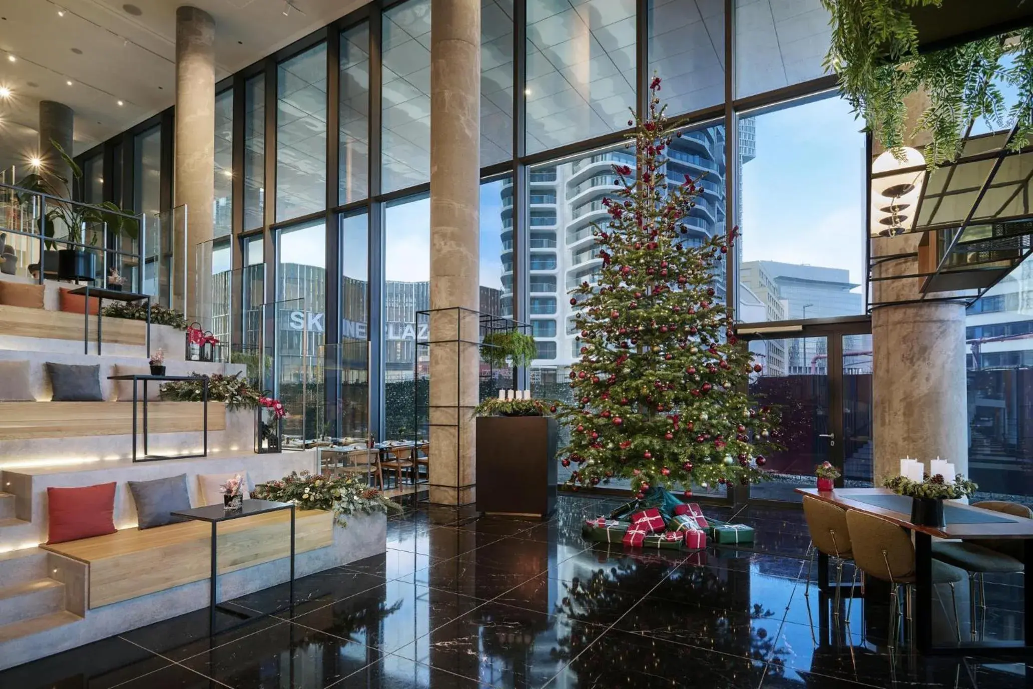 Lobby or reception in NH Collection Frankfurt Spin Tower Lobby or reception in NH Collection Frankfurt Spin Tower