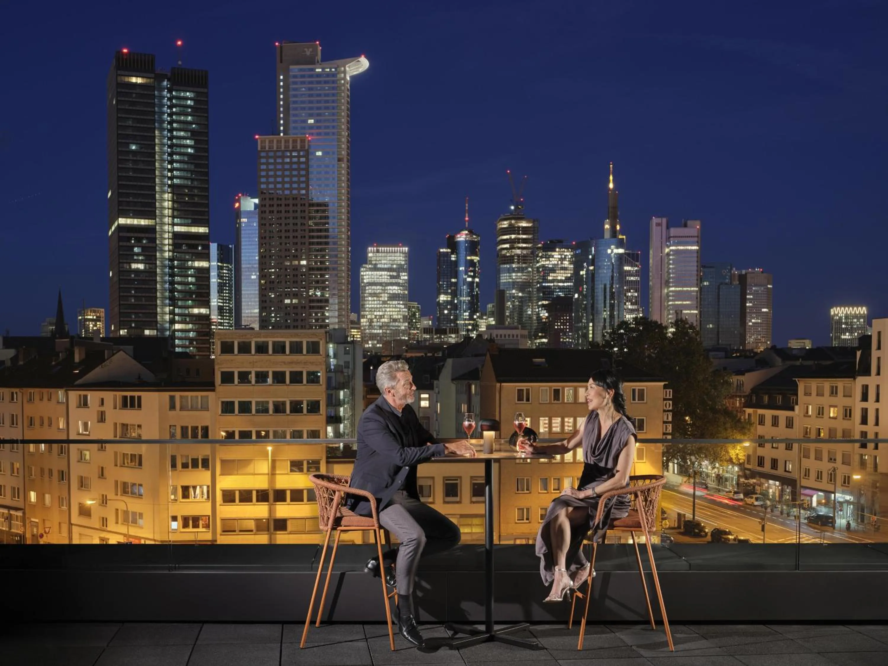 Lounge or bar in NH Collection Frankfurt Spin Tower