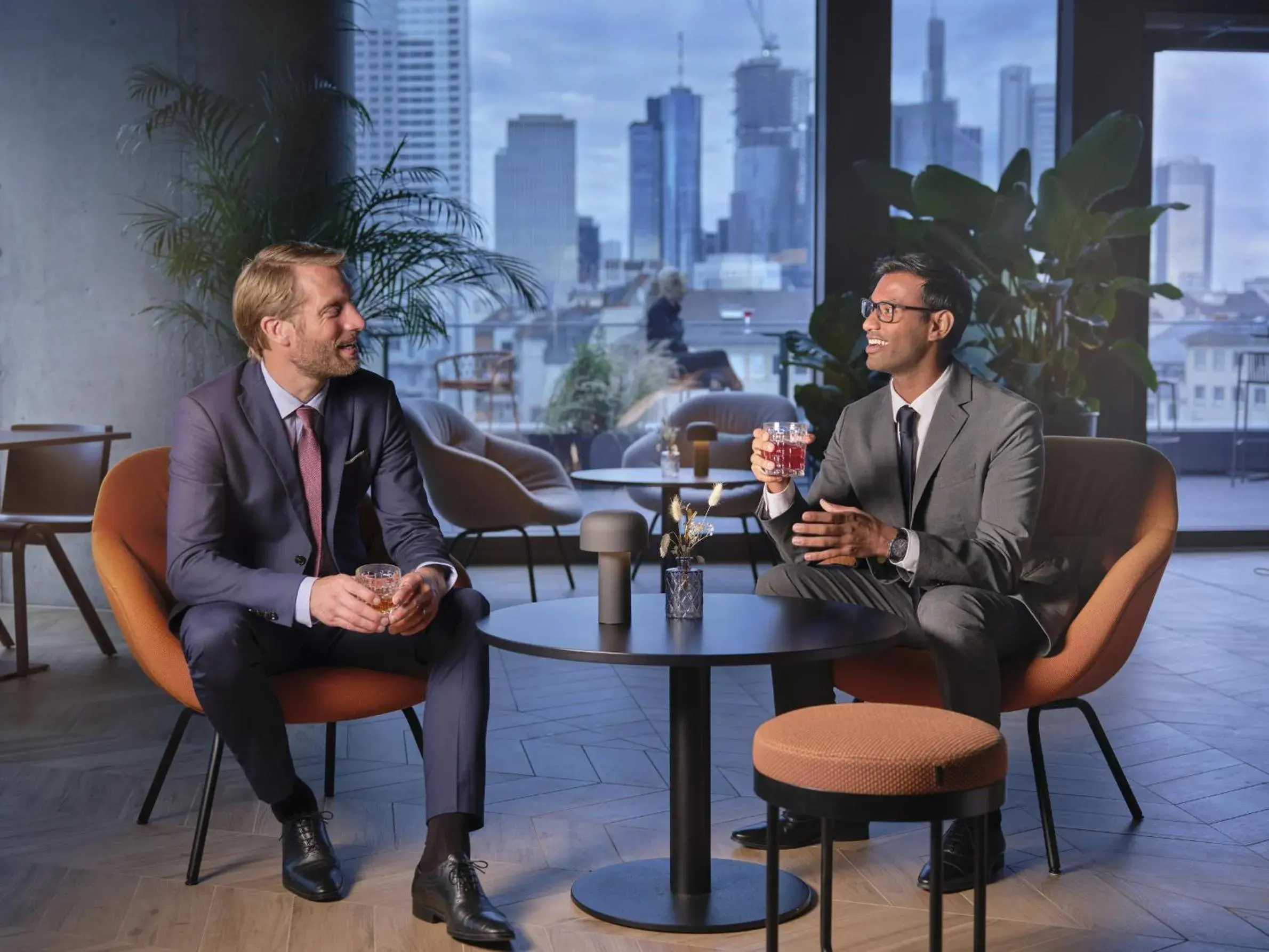 Lounge or bar in NH Collection Frankfurt Spin Tower Lounge or bar in NH Collection Frankfurt Spin Tower