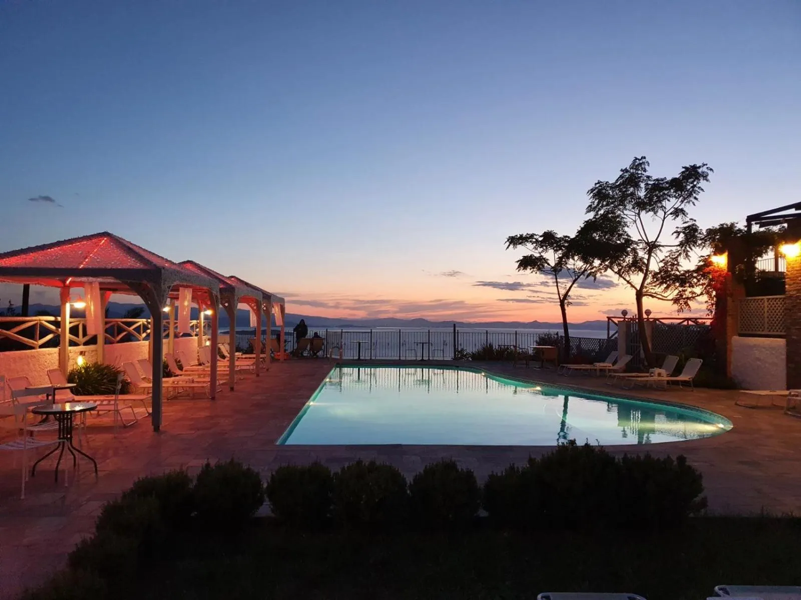 Swimming pool in Lagou Raxi Country Hotel