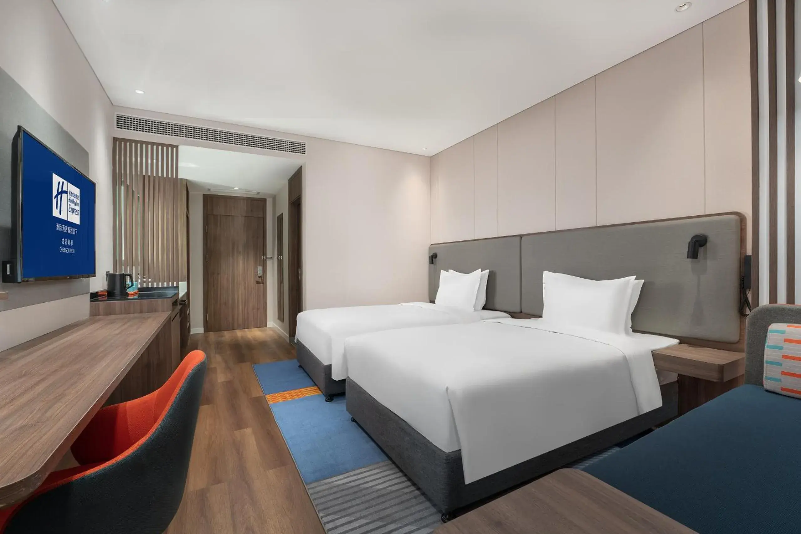Bedroom, Bed in Holiday Inn Express Chengdu Pidu by IHG Bedroom, Bed in Holiday Inn Express Chengdu Pidu by IHG