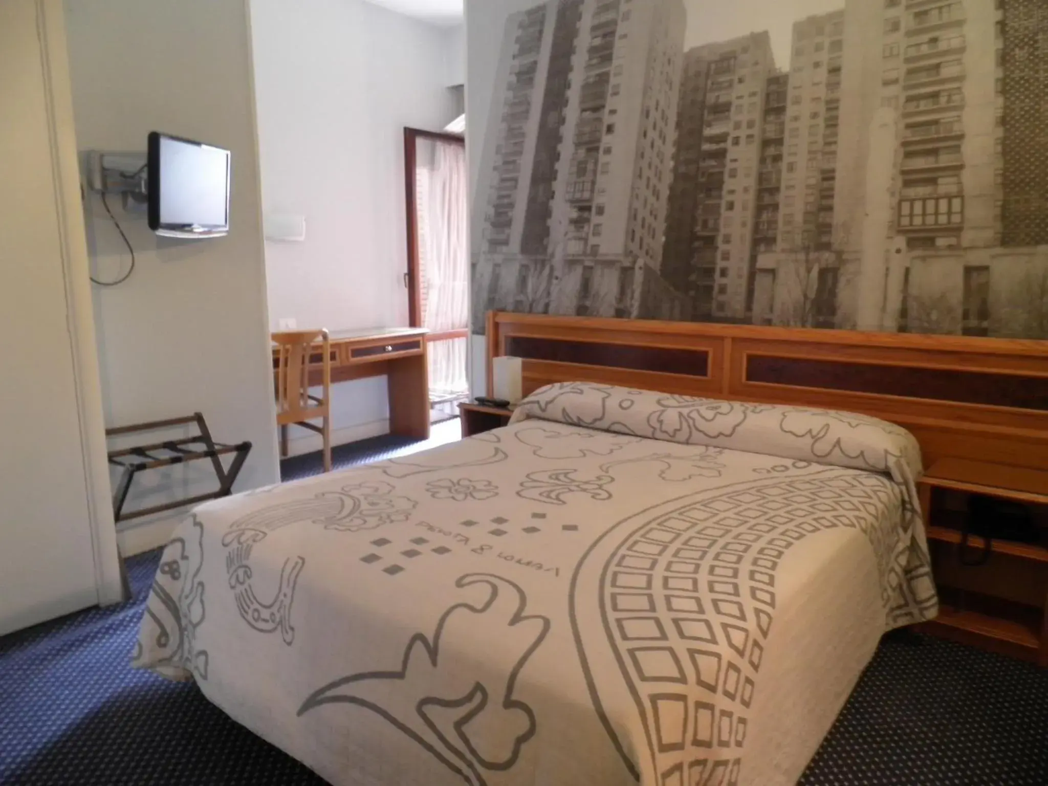 Bed in Hotel Photo Zabalburu Bed in Hotel Photo Zabalburu