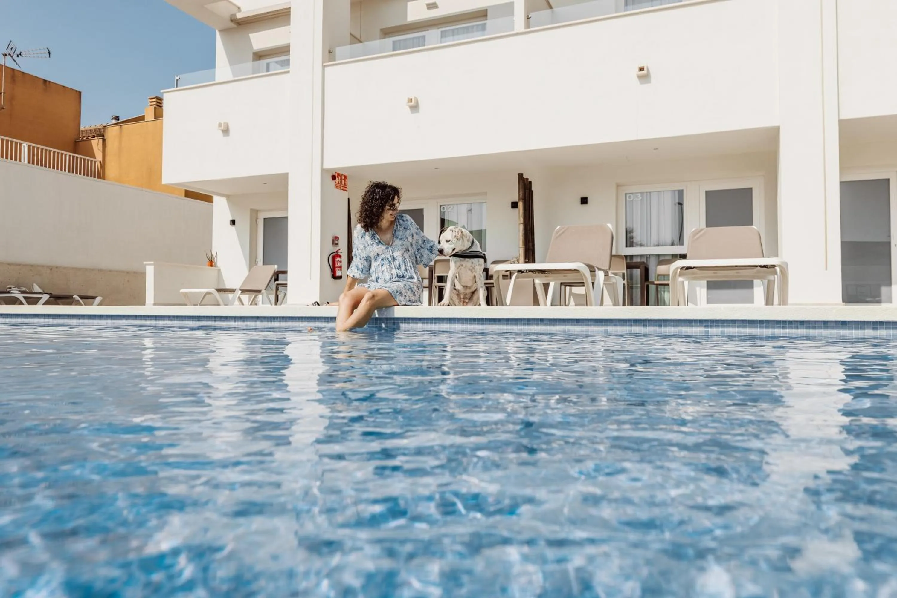 Swimming pool in Apartamentos SubUp