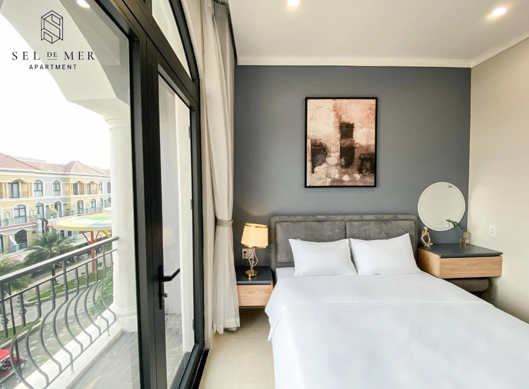 Bed in Sel de Mer Apartment Grand World Phu Quoc