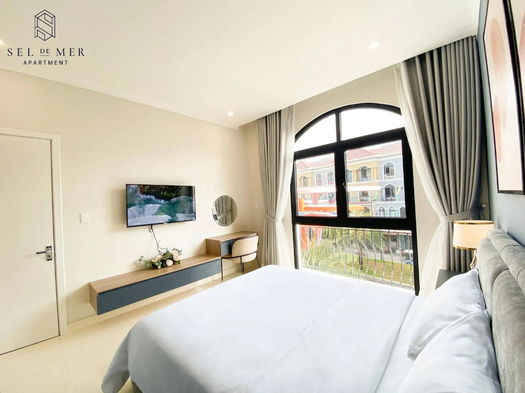 Bed in Sel de Mer Apartment Grand World Phu Quoc