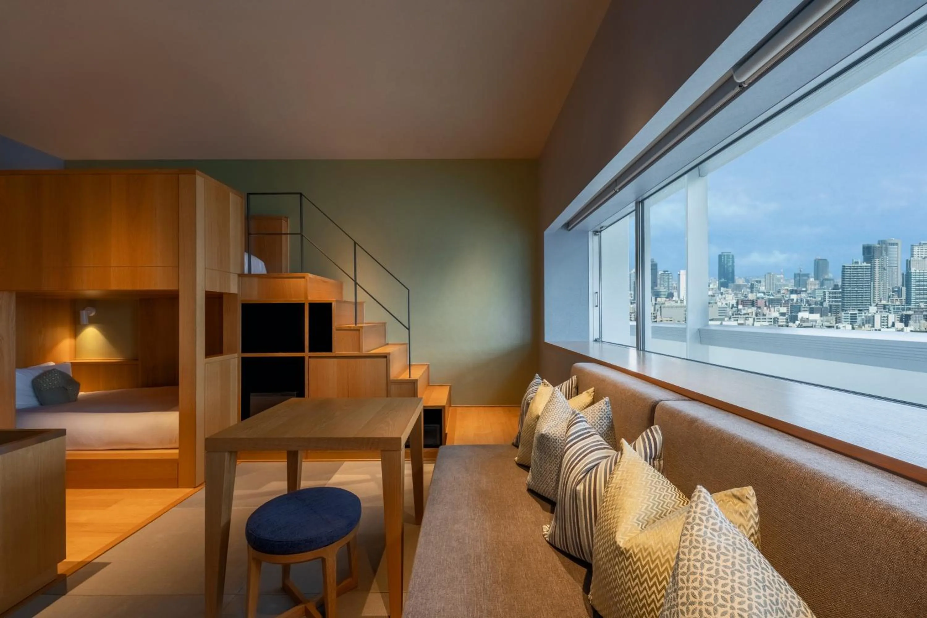 Photo of the whole room, Bed in OMO7 Osaka by Hoshino Resorts