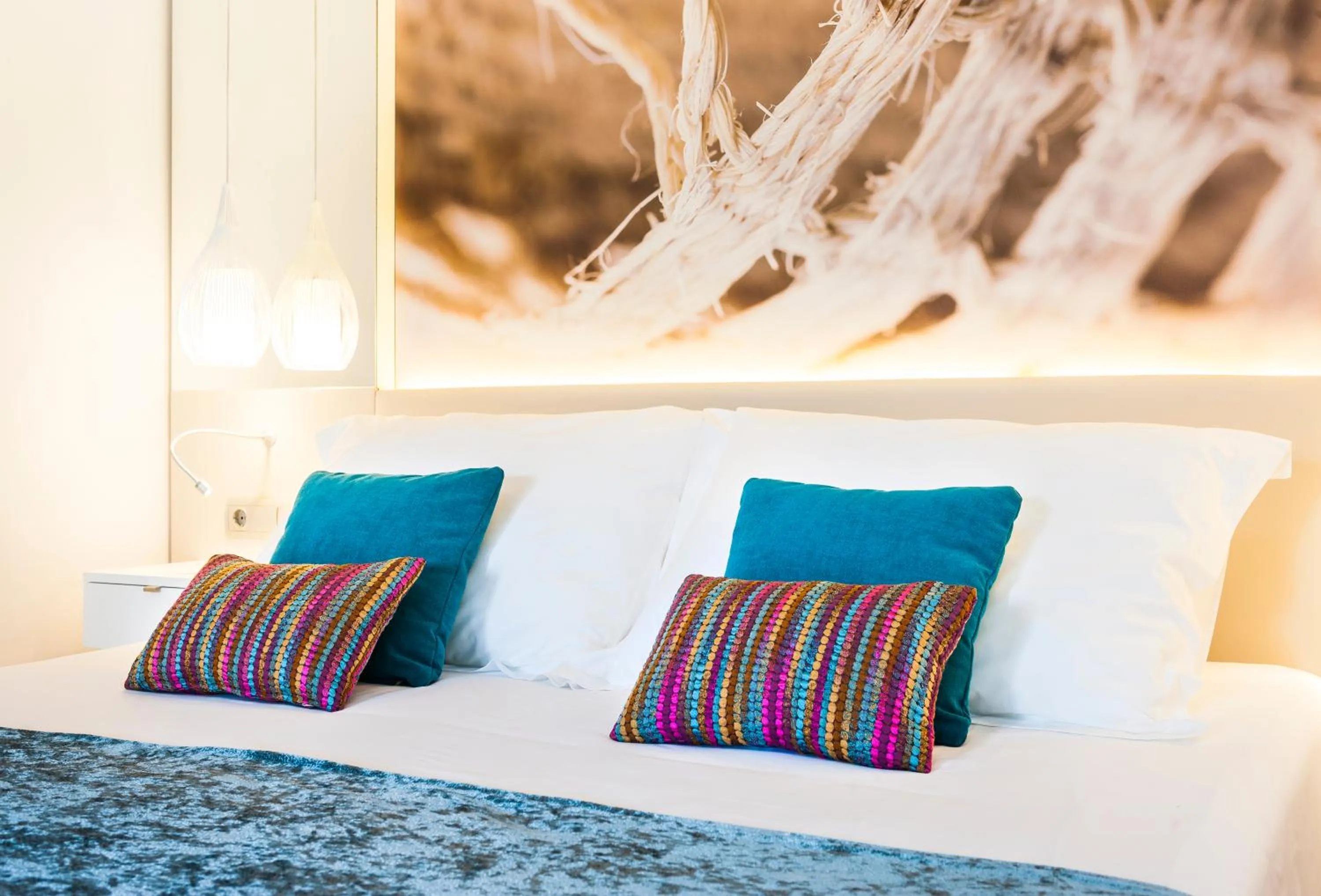 Bed in Insotel Tarida Beach Resort & SPA