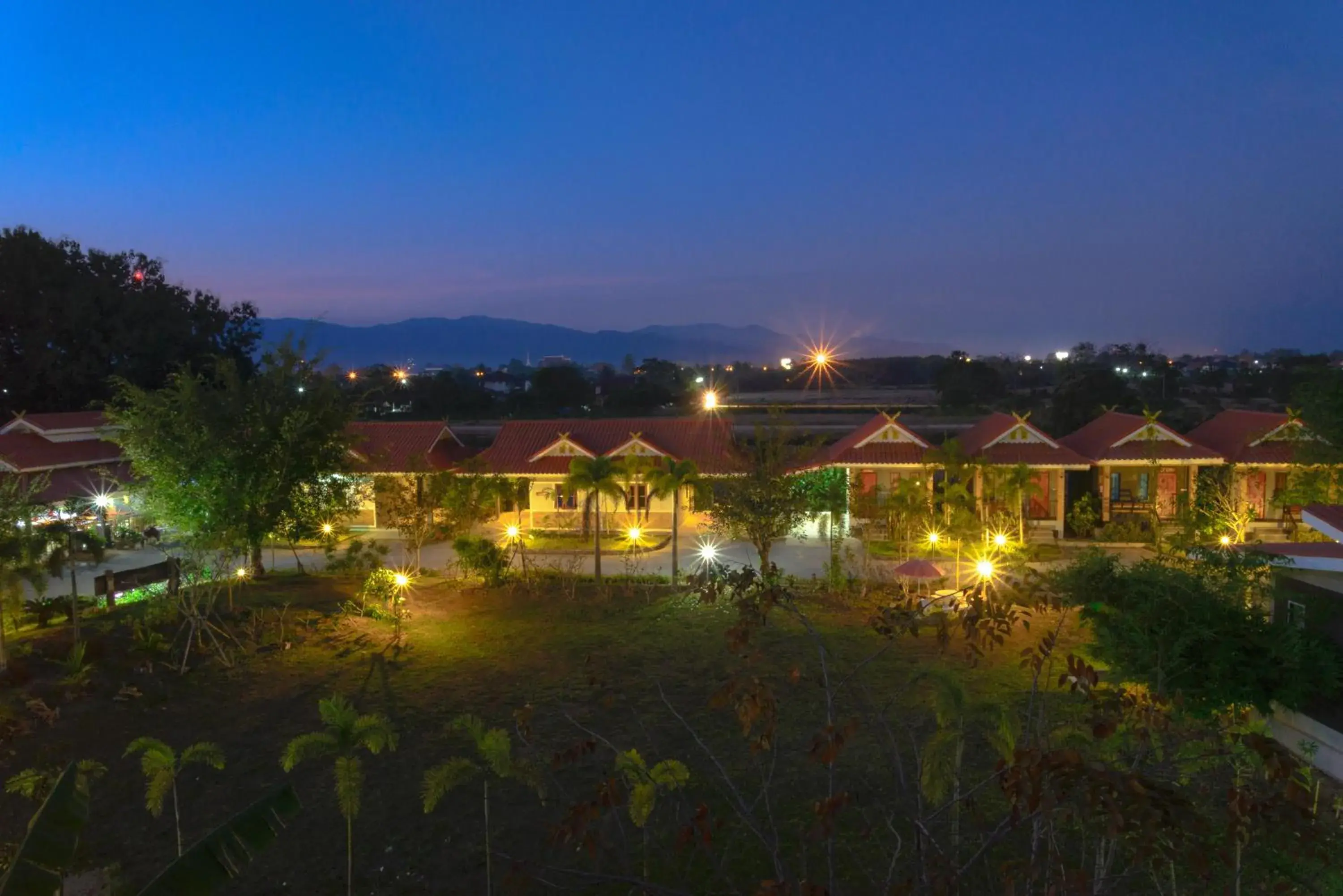 Bird's eye view in Chiang Rai Khuakrae Resort Bird's eye view in Chiang Rai Khuakrae Resort