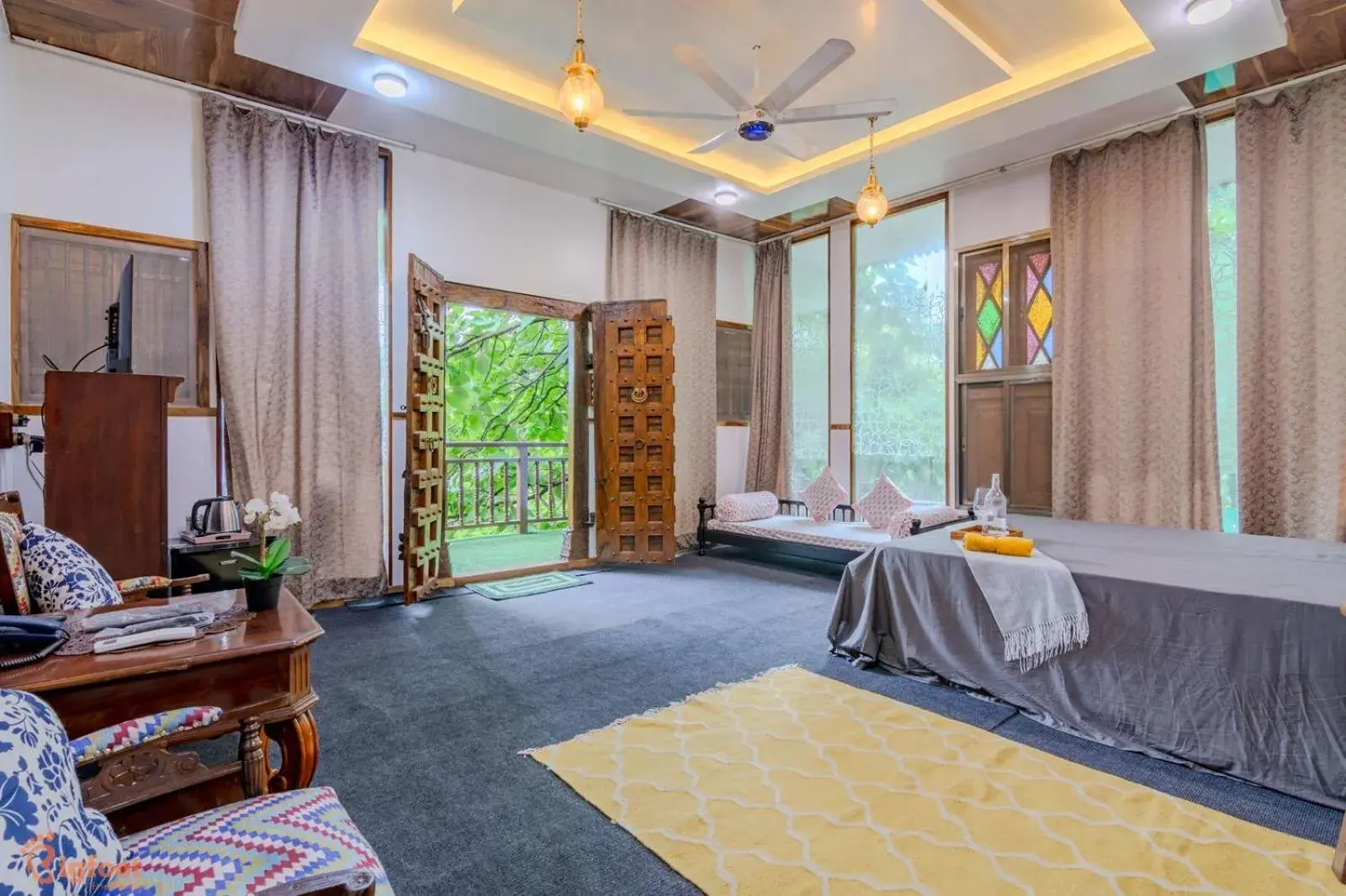 Bed in Ekayana Resorts and Agri Tourism, Mulshi Bed in Ekayana Resorts and Agri Tourism, Mulshi