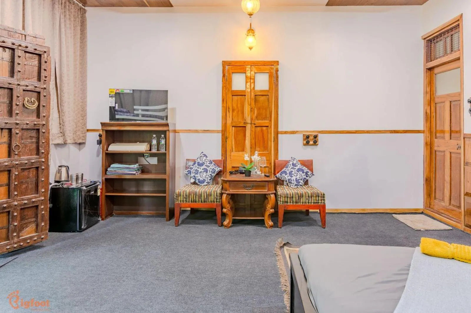 Photo of the whole room, Bed in Ekayana Resorts and Agri Tourism, Mulshi