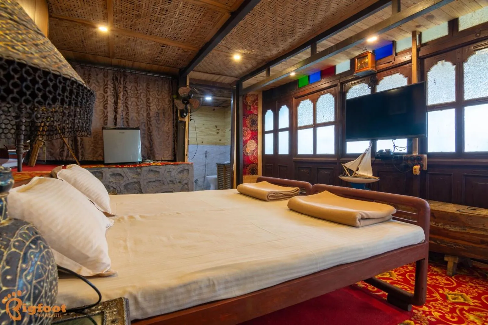 Bedroom, Bed in Ekayana Resorts and Agri Tourism, Mulshi