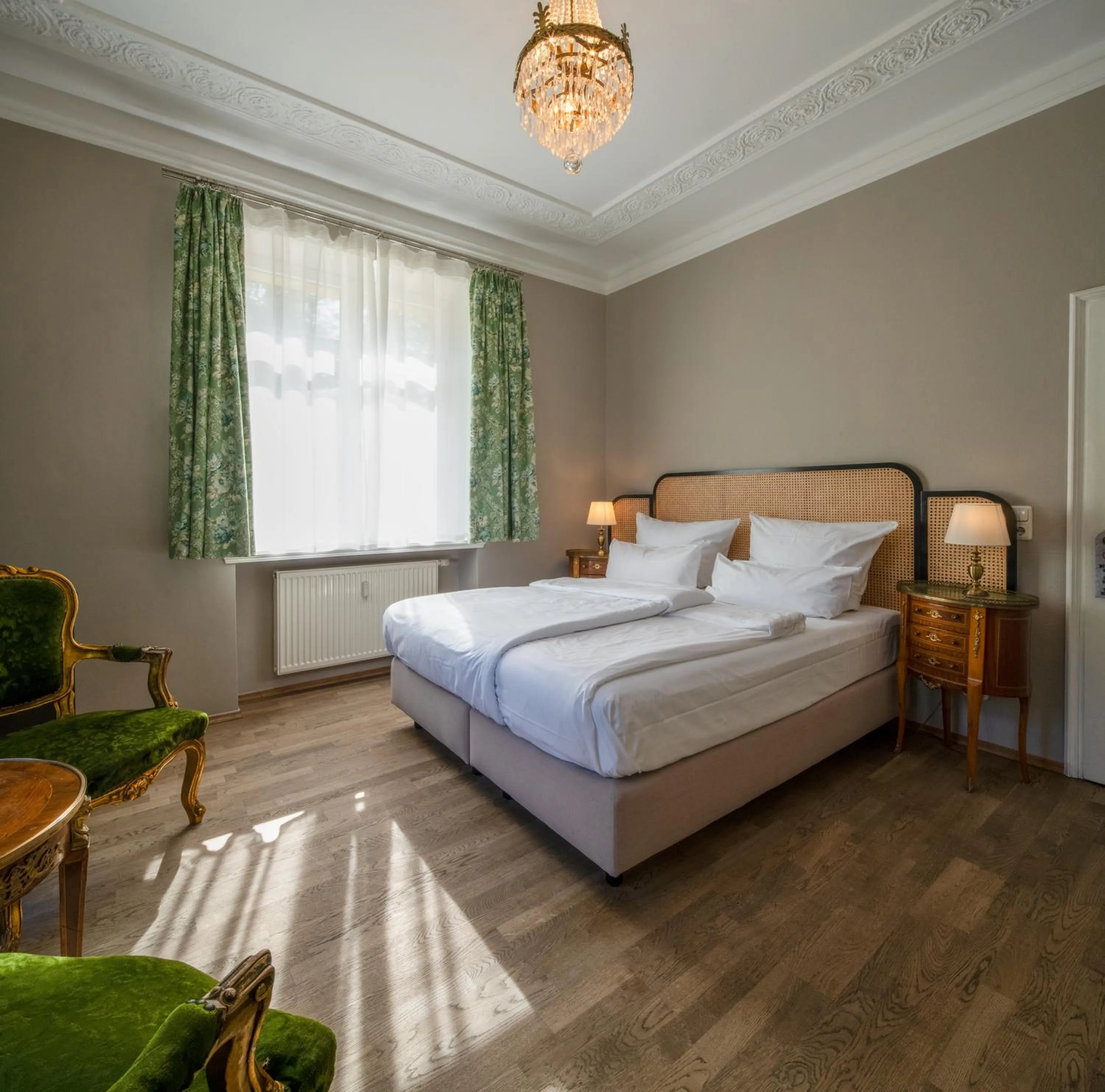 Bedroom, Bed in Villa Bleichröder