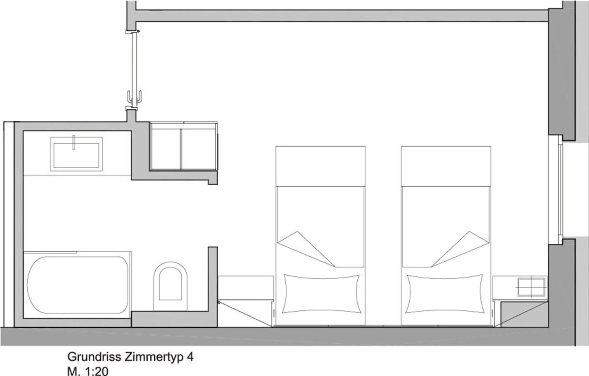 Bathroom in The Alex Hotel