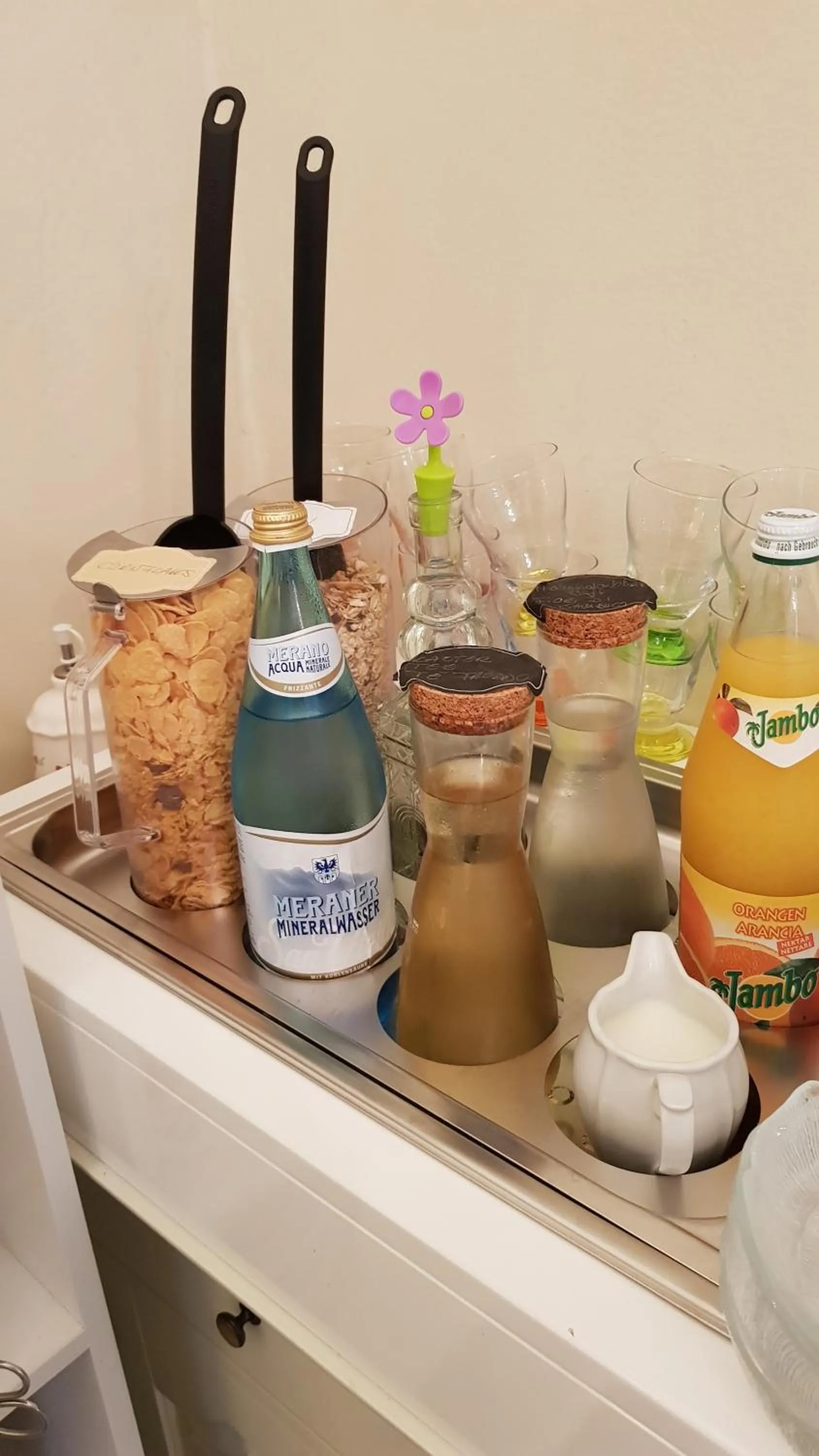 Food and drinks in Garni Villa Tyrol - Adults Only