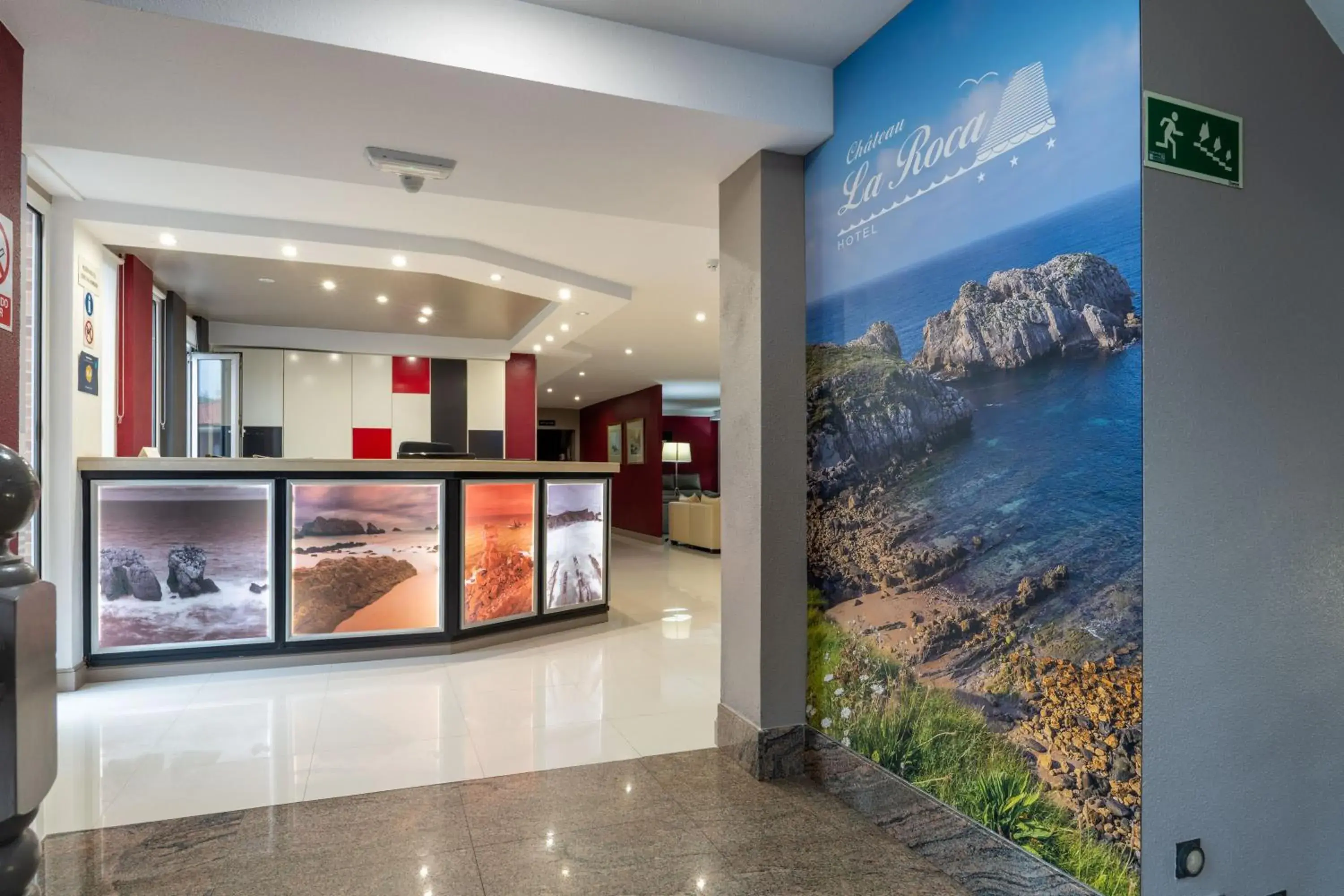 Lobby or reception in Chateau La Roca Lobby or reception in Chateau La Roca